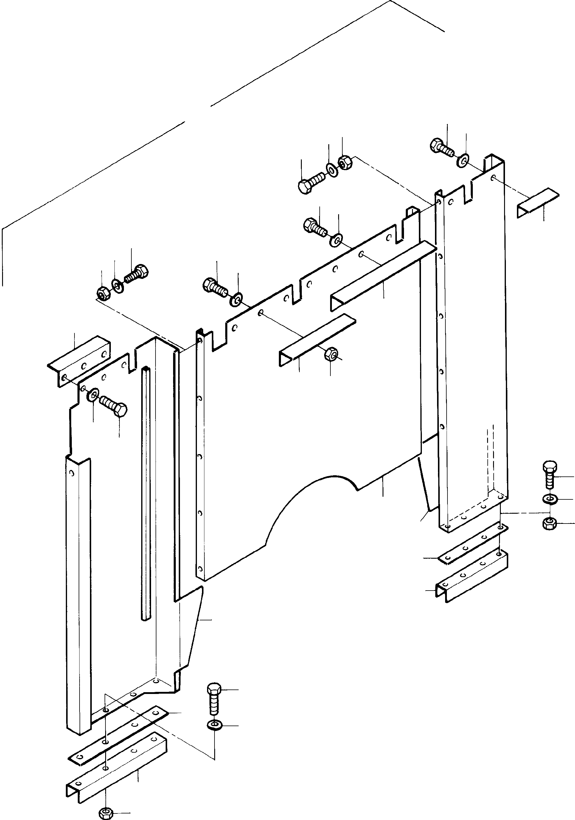 Angle bar 390 435 40 KOMATSU