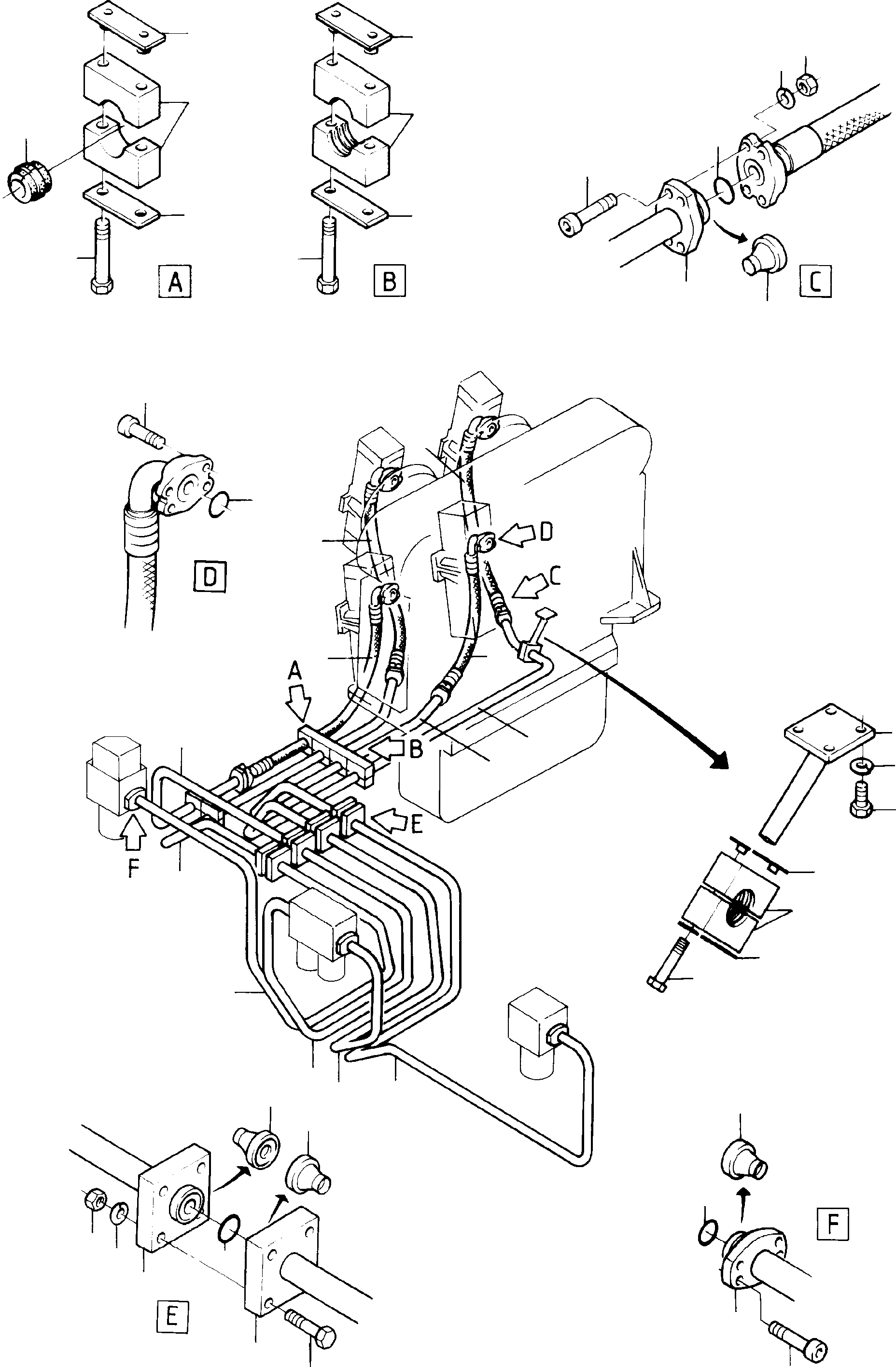 Pipe, assy. Ø 50 694 516 KOMATSU