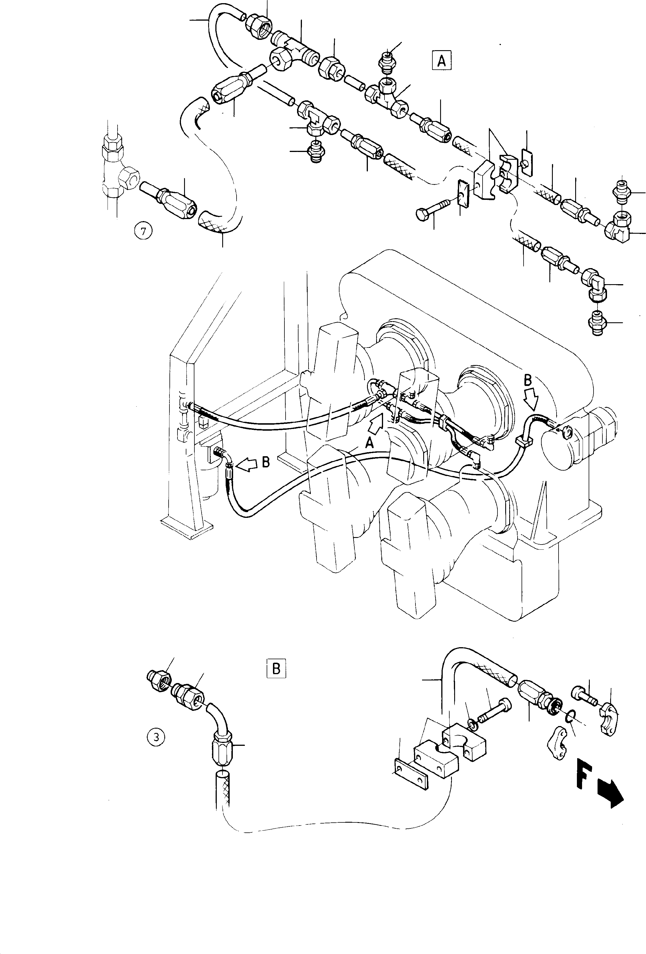 Pipe, assy. Ø 15 371 565 40 KOMATSU