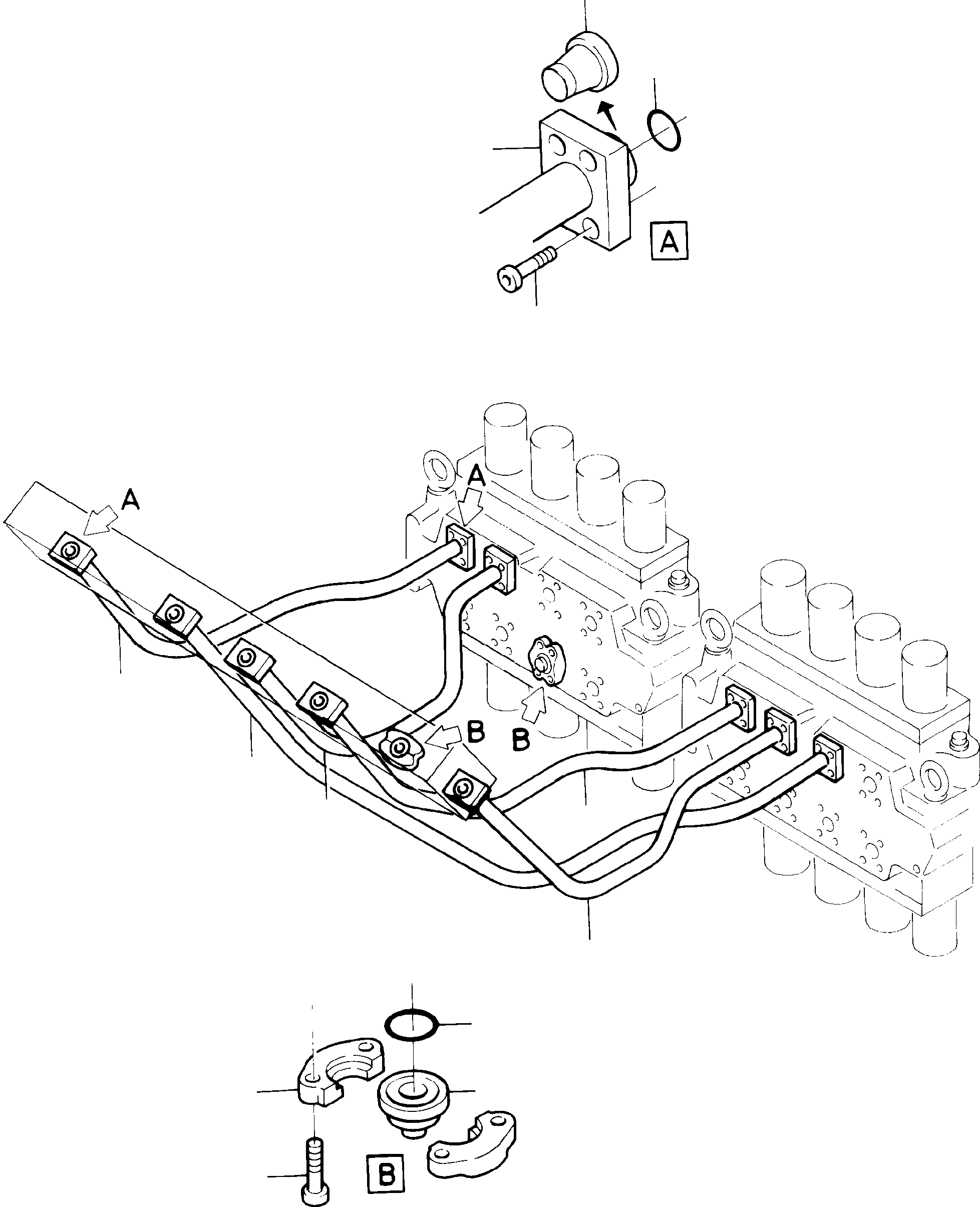 Pipe, assy. Ø 65 694 511 KOMATSU
