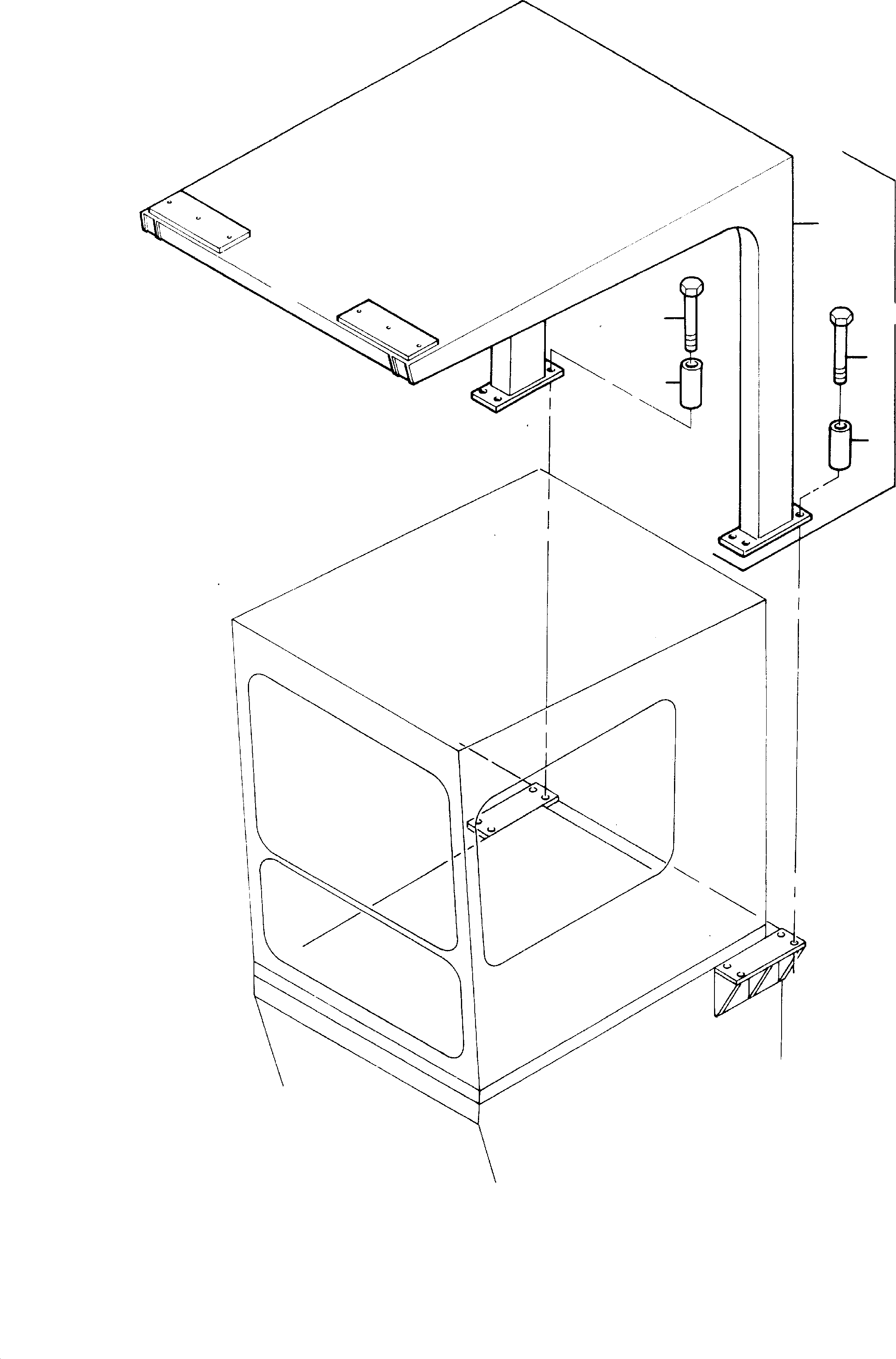 Protection roof 413 824 40 KOMATSU