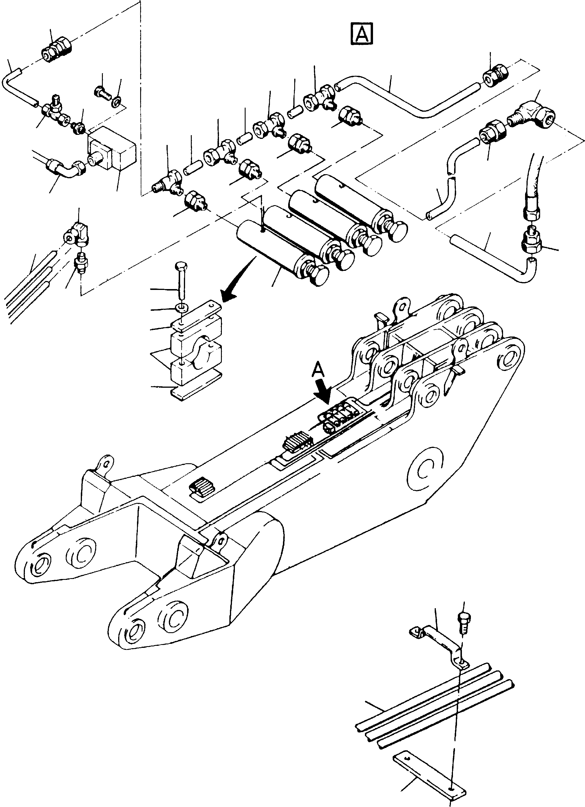 Труба 403 855 40 KOMATSU