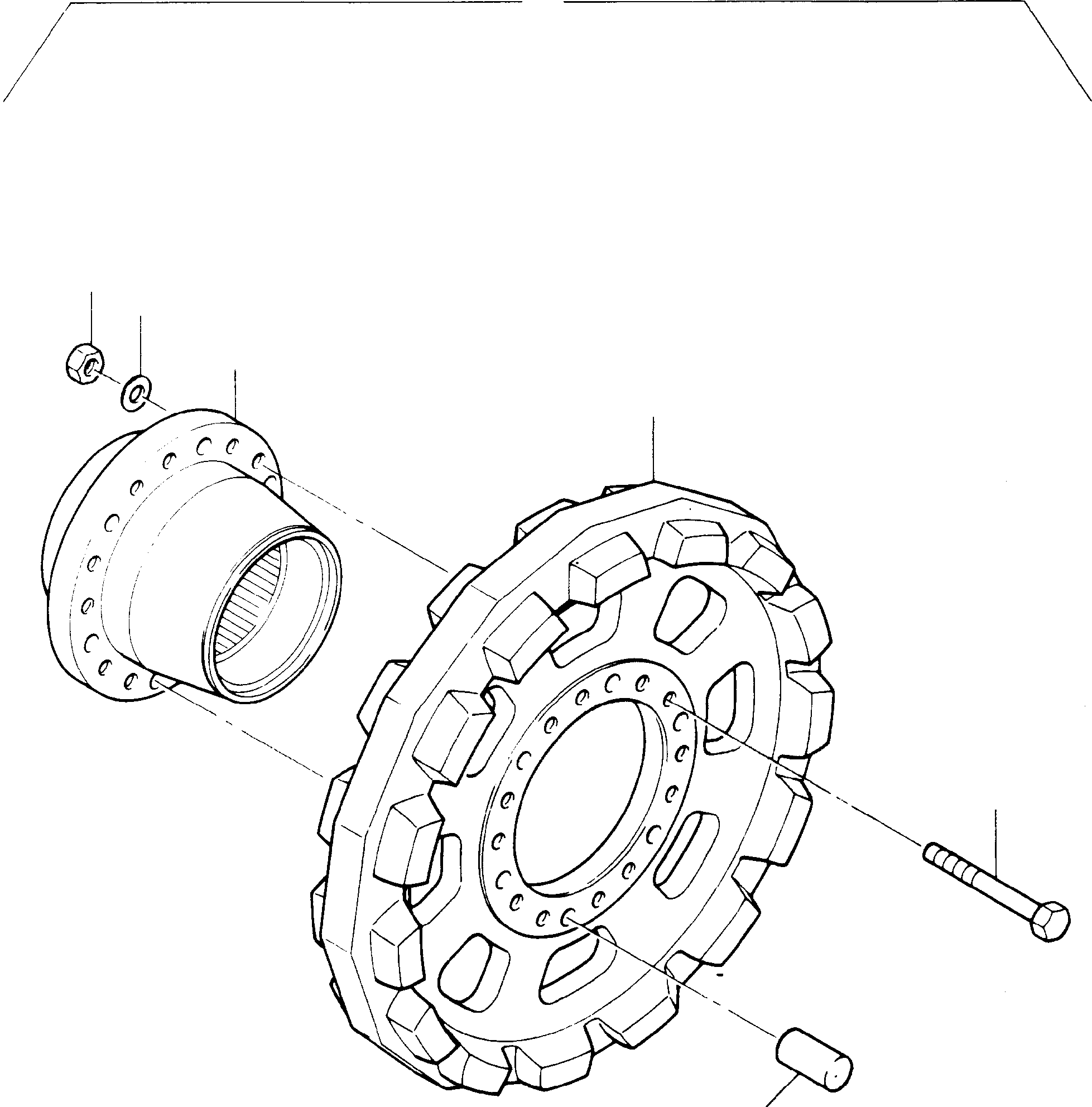 Drive sprocket No field repair item 404 797 40 KOMATSU