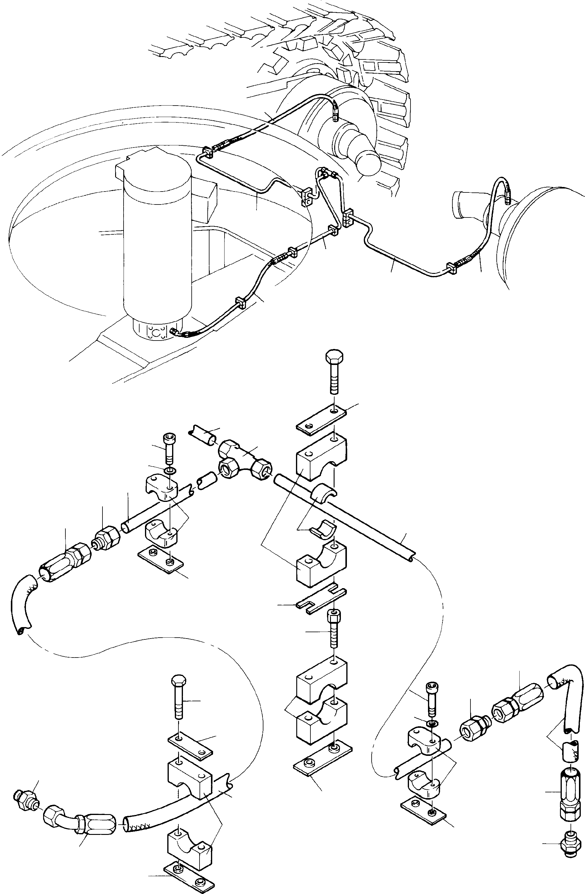 Pipe, assy. Ø 15 368 727 40 KOMATSU