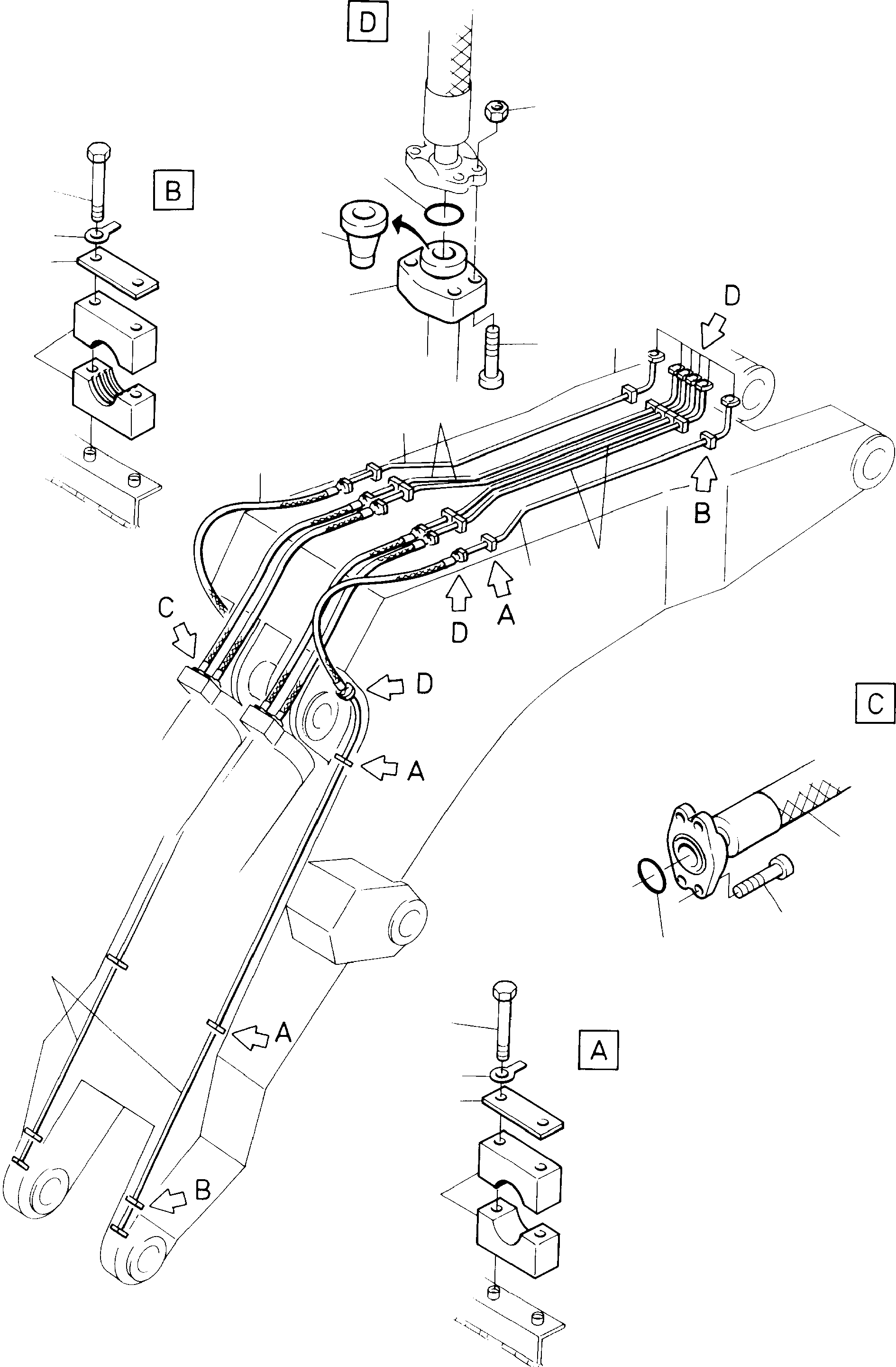 Pipe, assy. Ø 65 694 708 KOMATSU