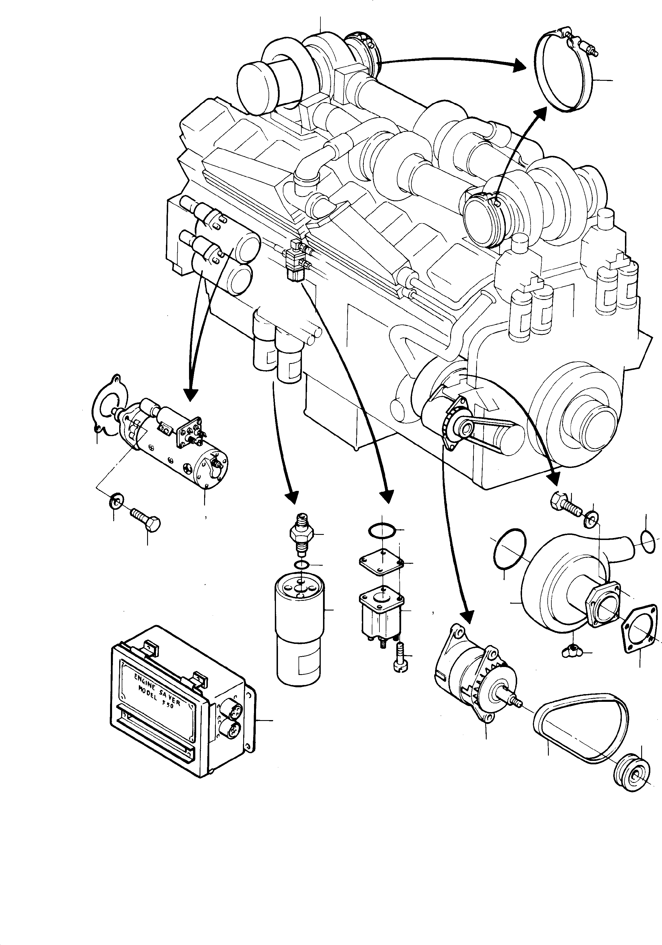 Engine, assy. 481 622 40 KOMATSU