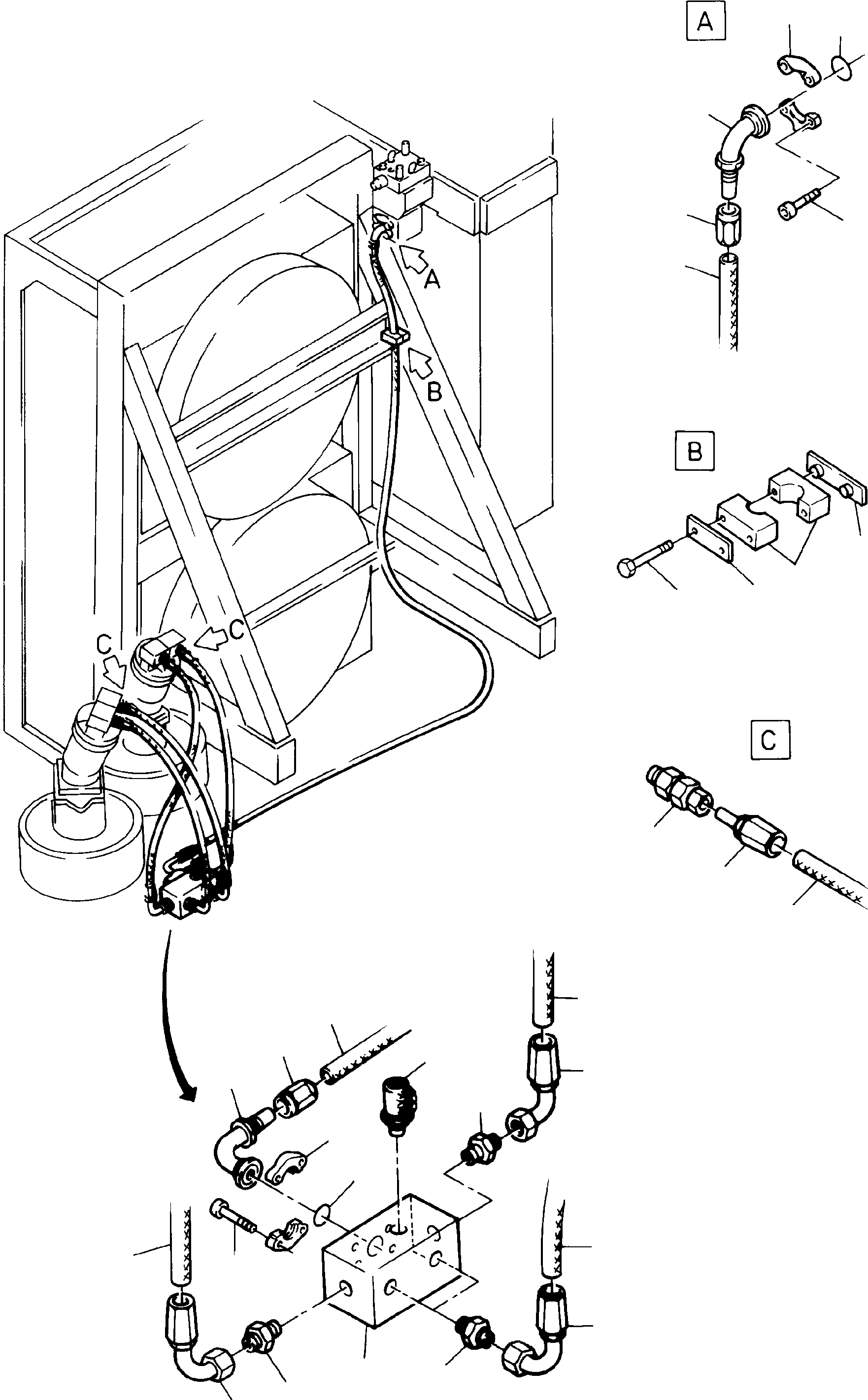 Фитинги шланга 324 894 40 KOMATSU
