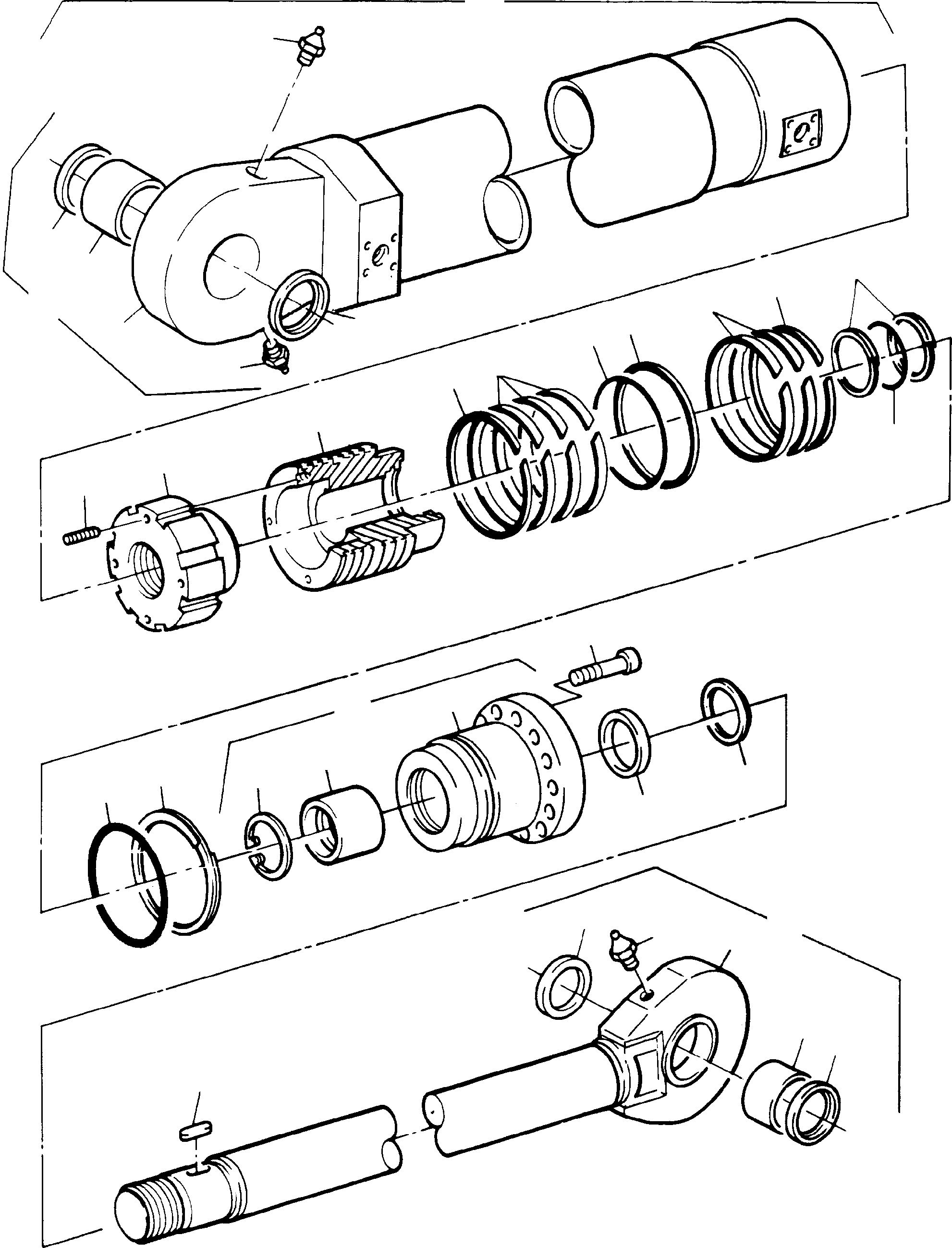 Piston rod assy. consist. of fig-nos: 06, 27-29 772 340 73 KOMATSU