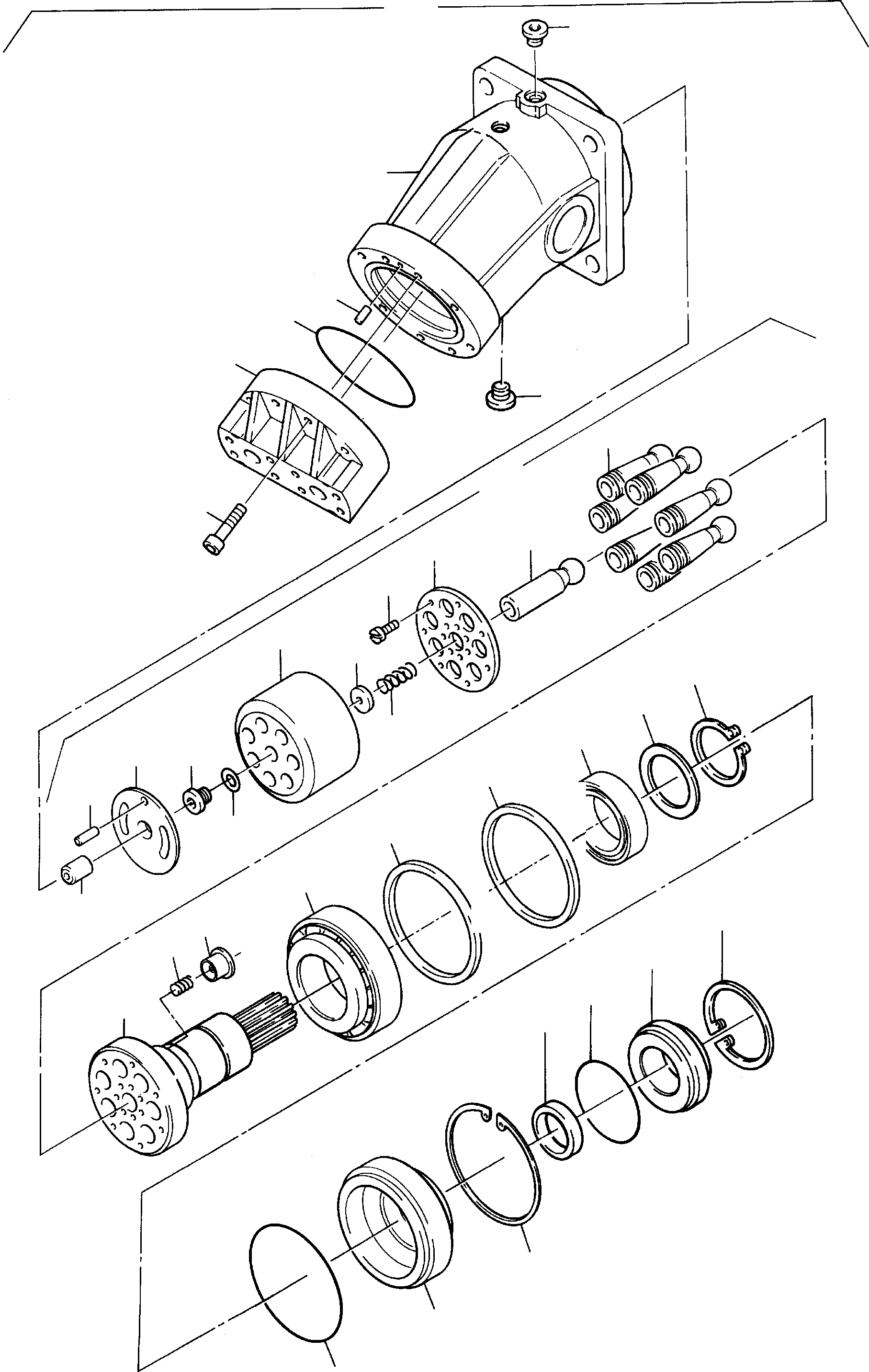 Hydr. motor assy. 654 479 40 KOMATSU