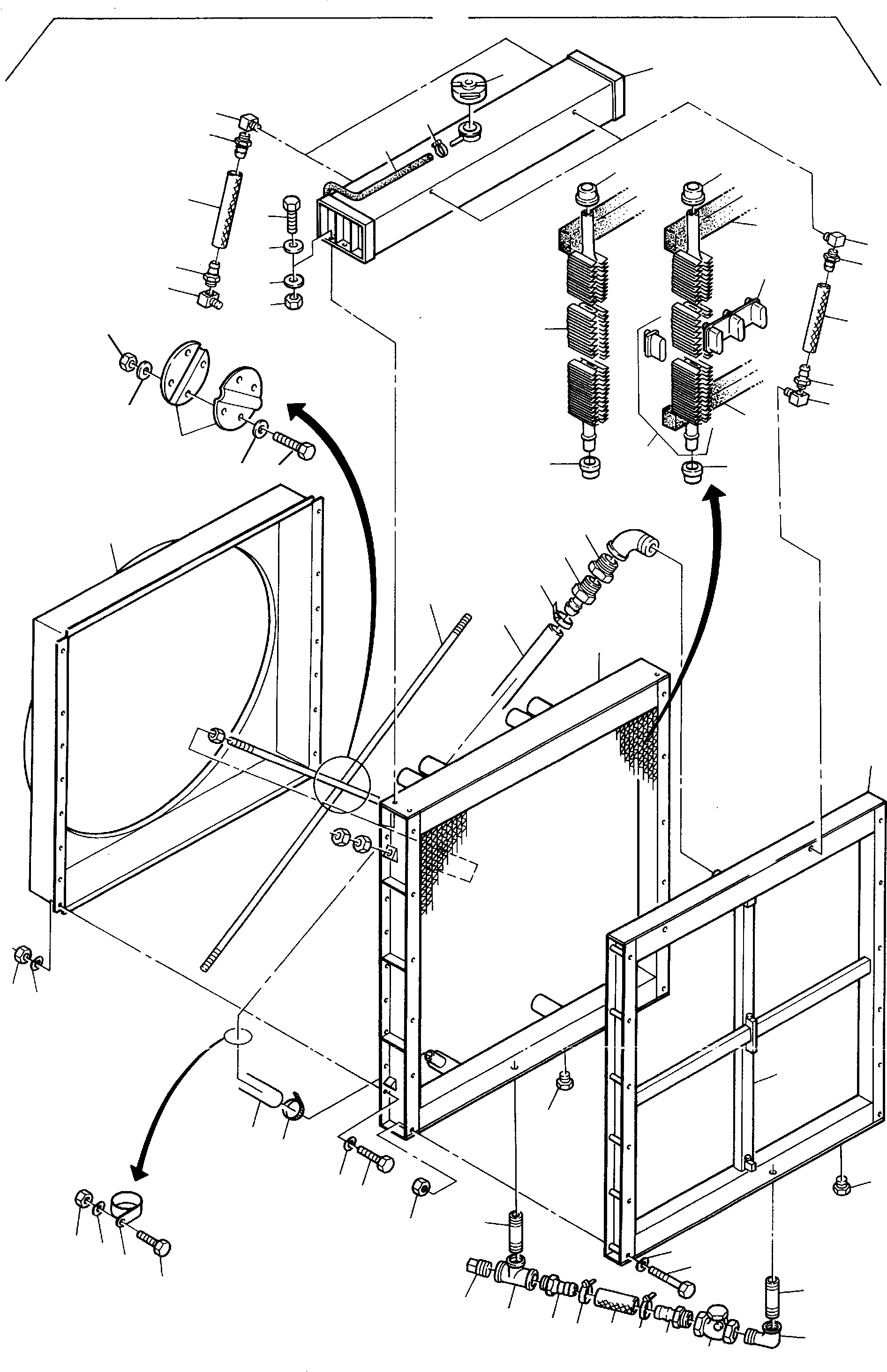 Center support 764 482 73 KOMATSU