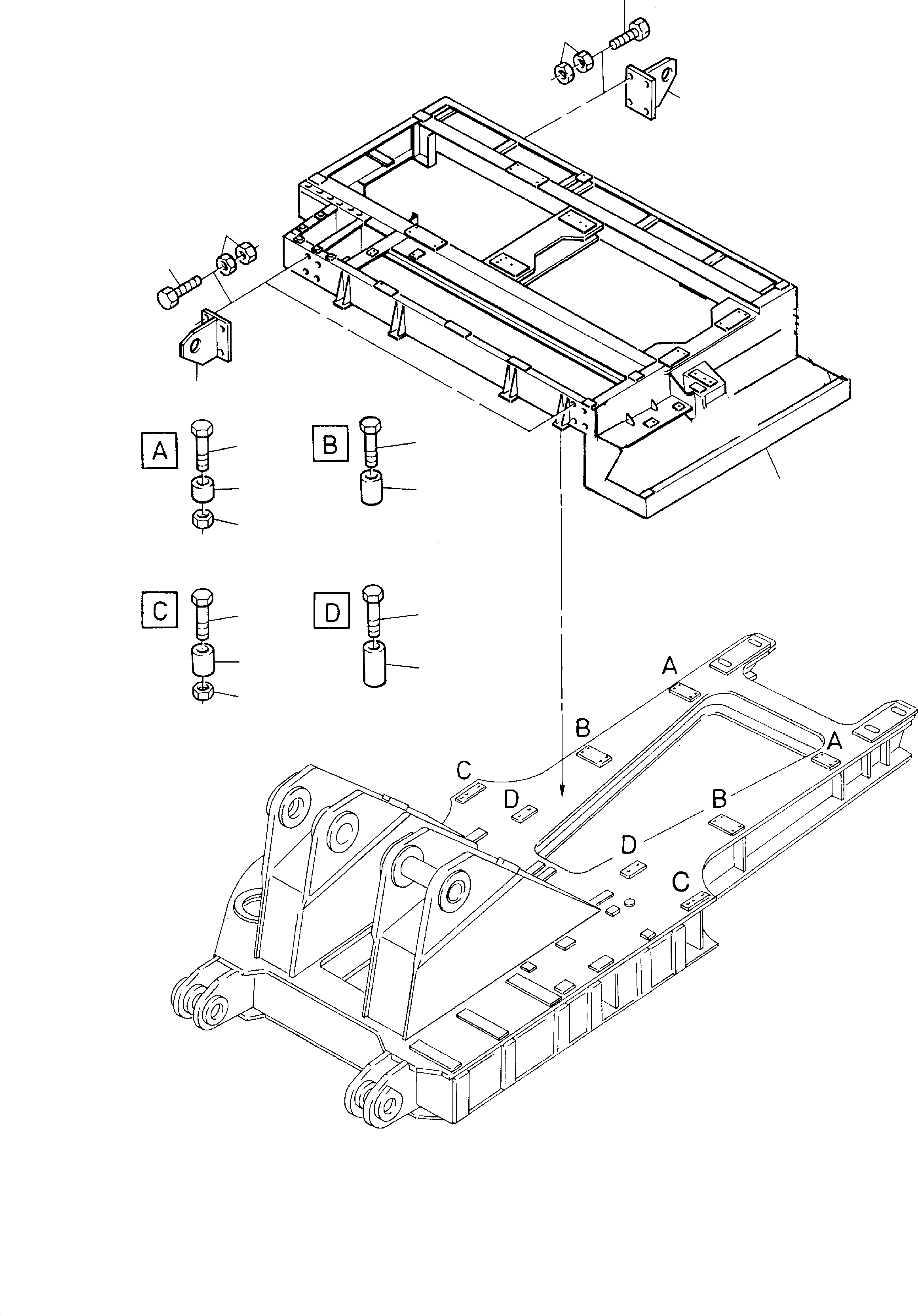 Bolt 175 lg. 507 024 98 KOMATSU