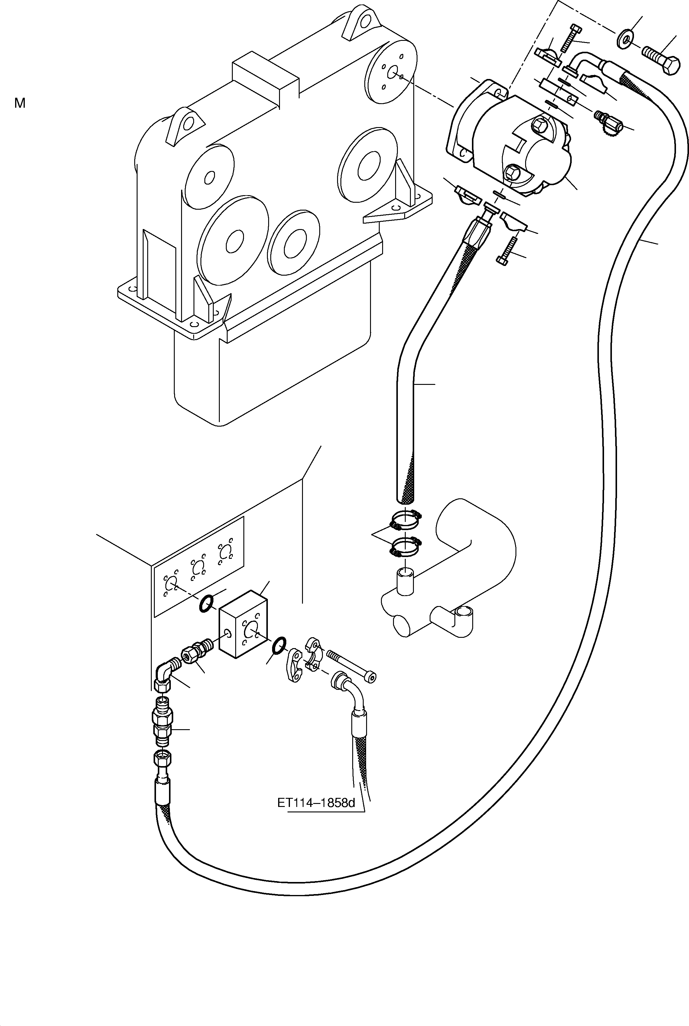 Circulation pump 654 782 40 KOMATSU