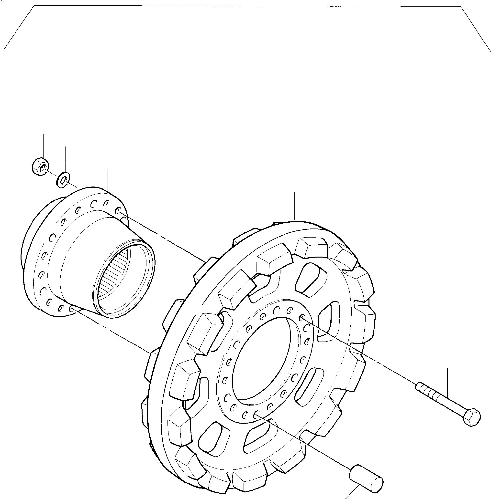 Pin Ø 52 621 095 40 KOMATSU