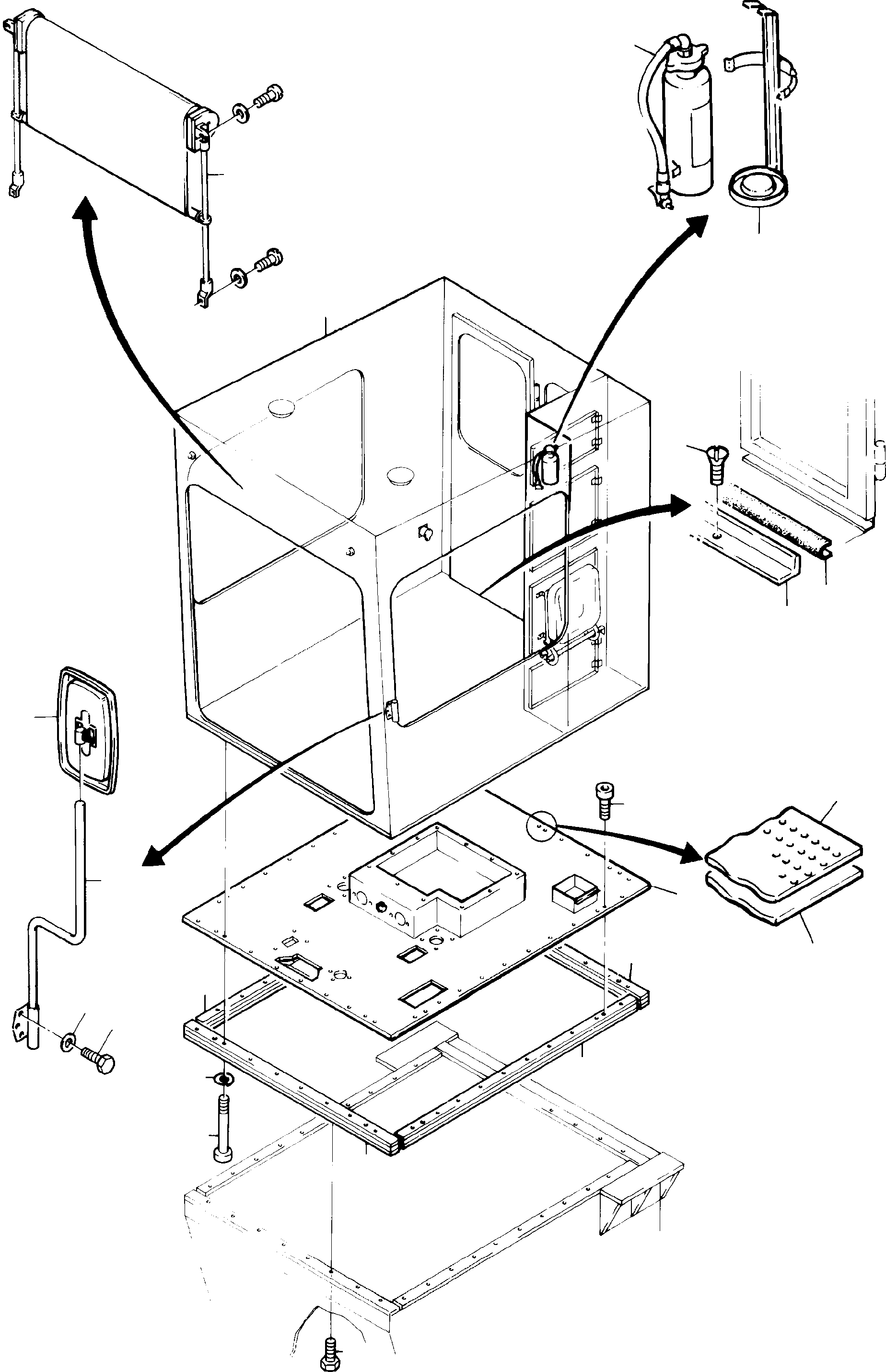 Control plate 506 299 40 KOMATSU