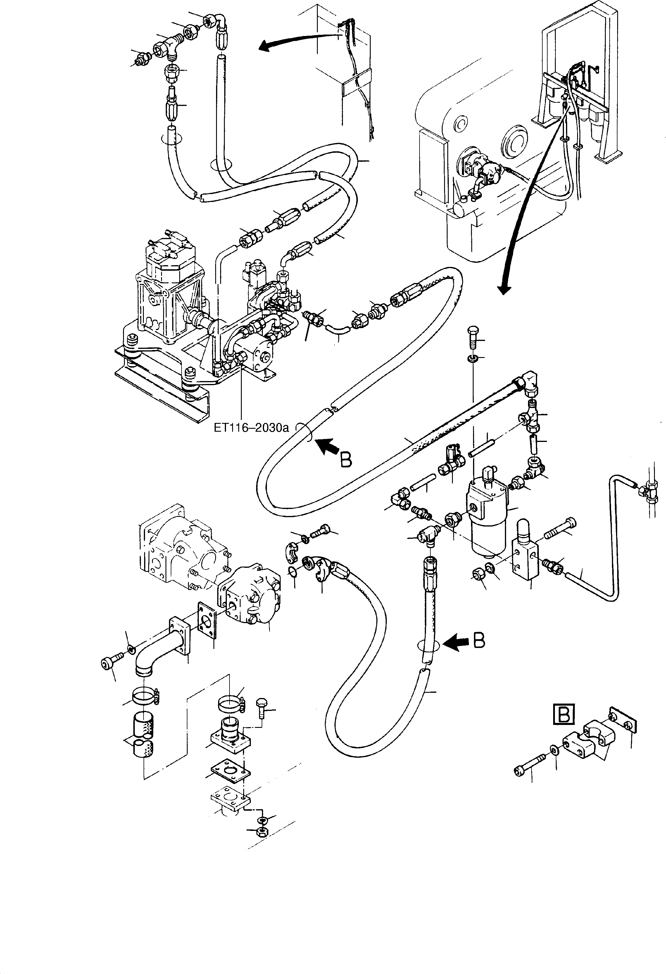 Suction pipe 386 910 40 KOMATSU