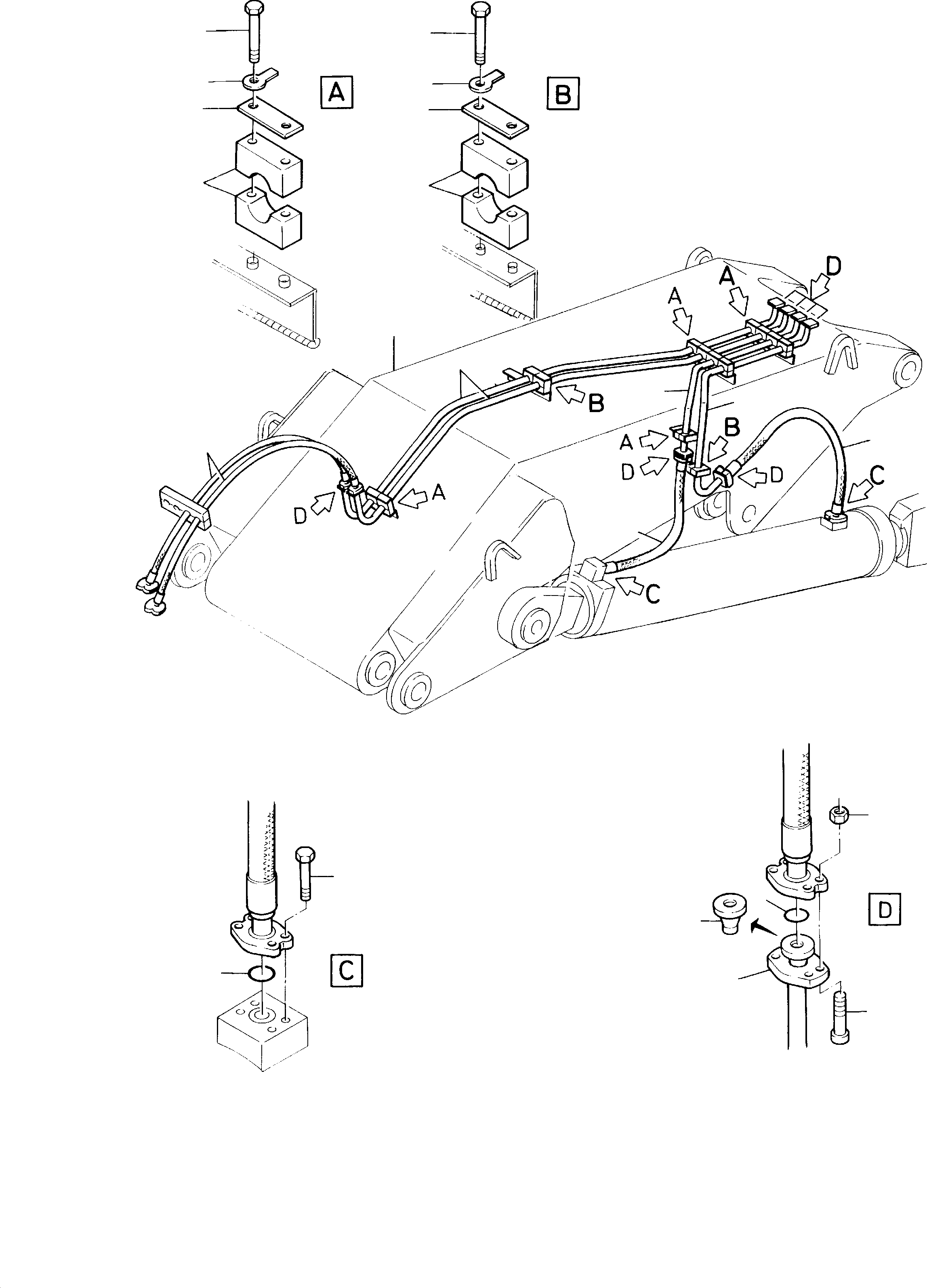 Труба в сборе ø 65 762 701 73 KOMATSU