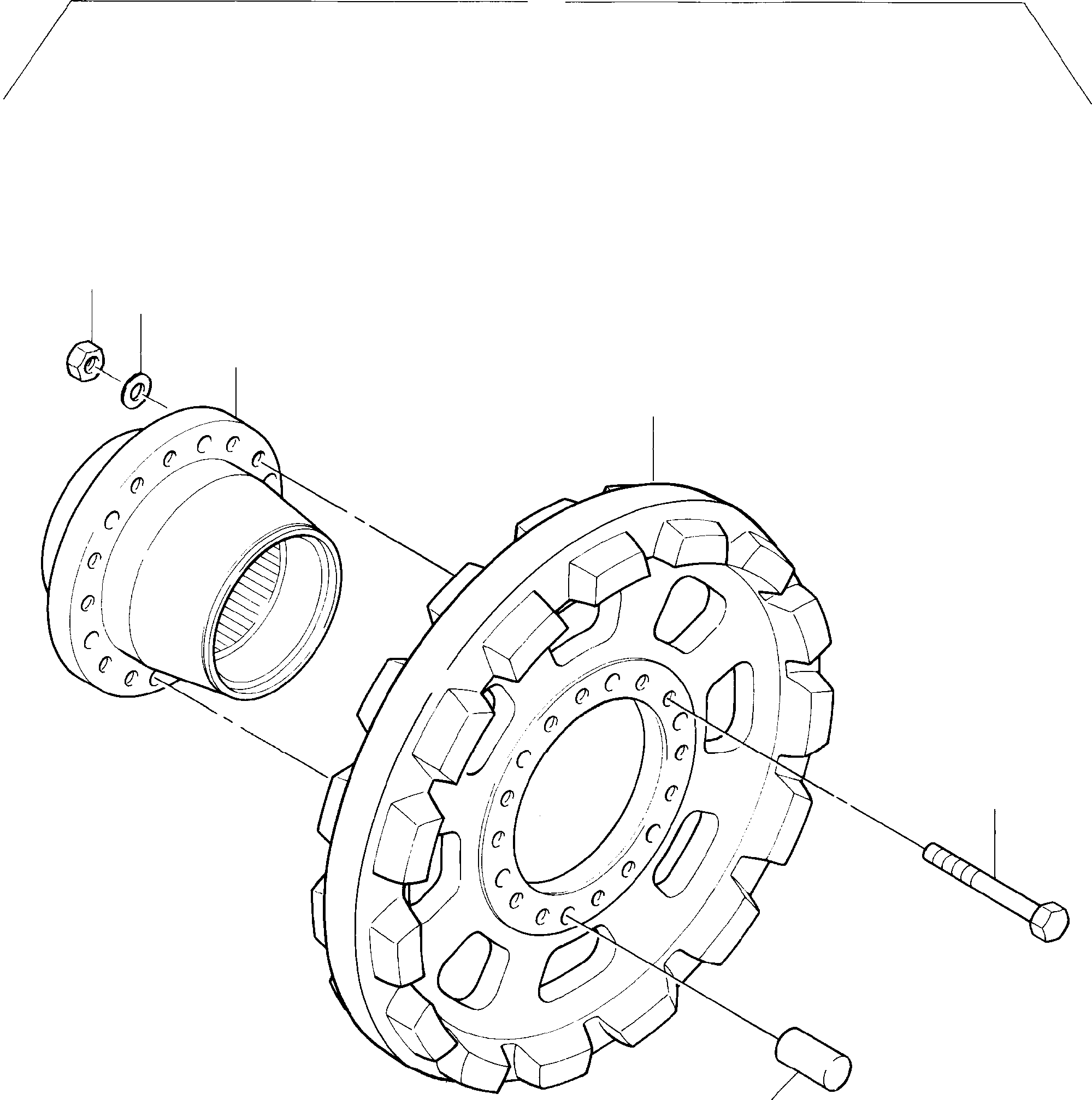 Drive sprocket, oversize No field repair item 620 078 40 KOMATSU