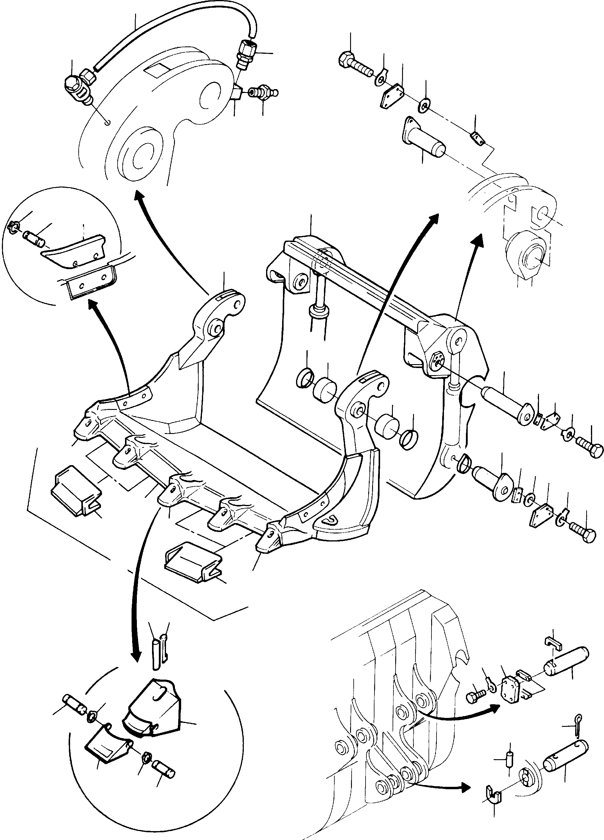 Corner adapter 607 294 40 KOMATSU