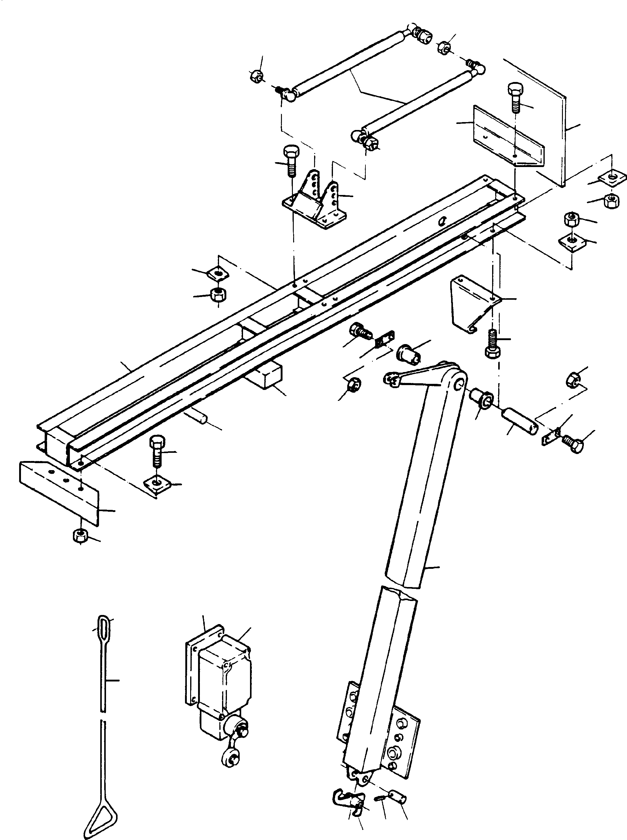 Round bar steel 497 643 40 KOMATSU