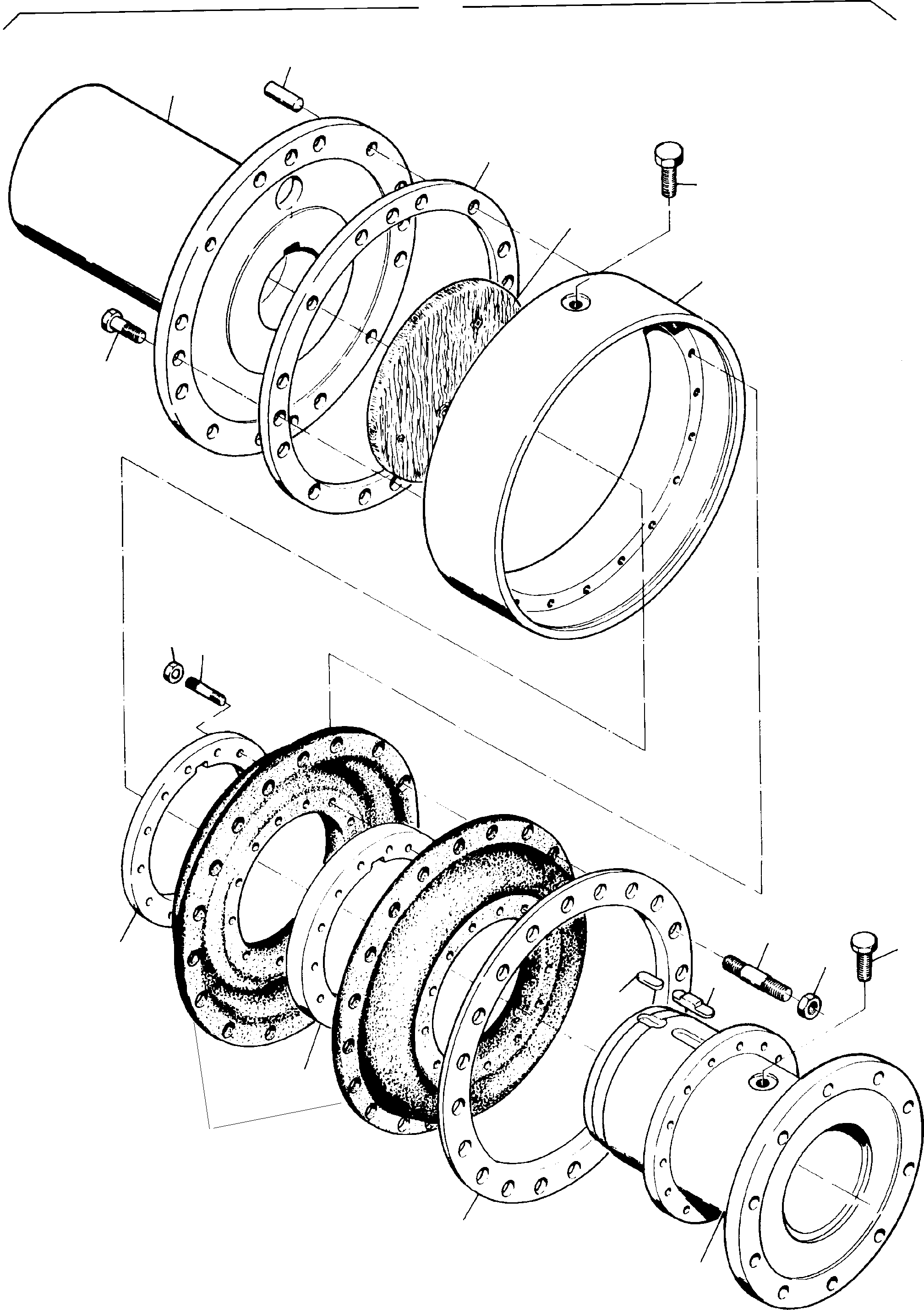 Coupling assy. 604 453 40 KOMATSU