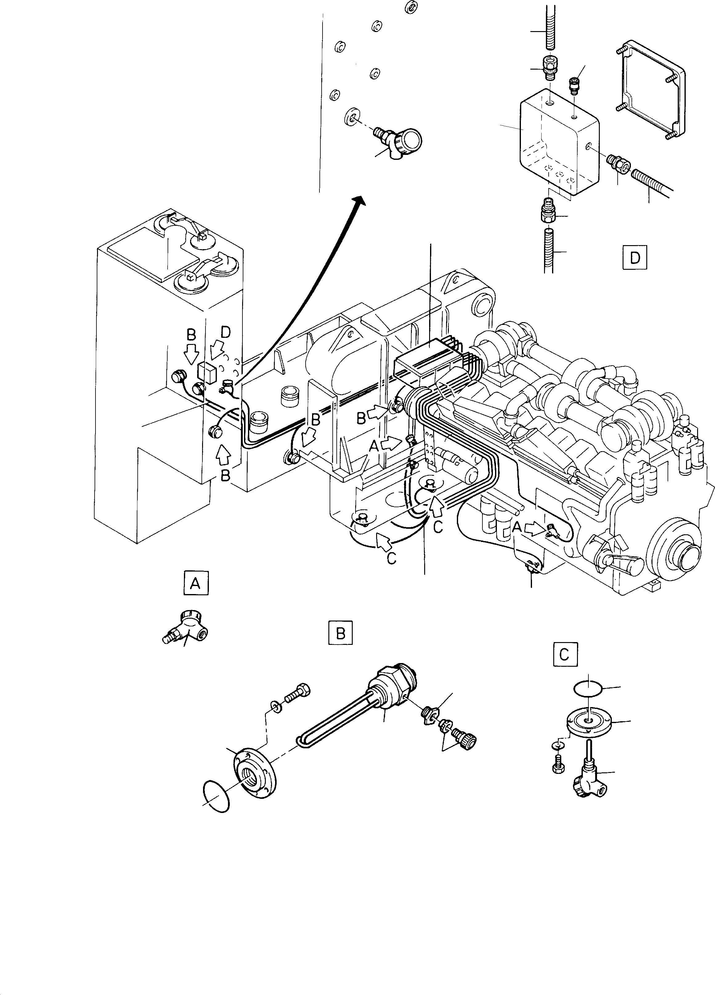 Floor heater 654 550 40 KOMATSU