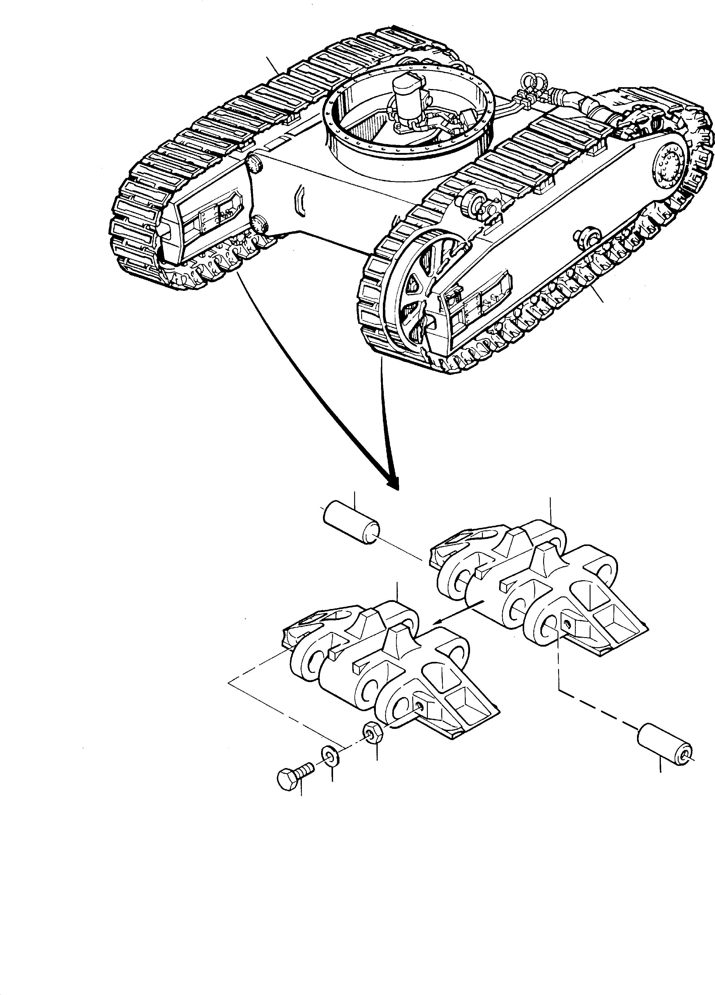 Track shoe, 1200 wide 674 040 40 KOMATSU