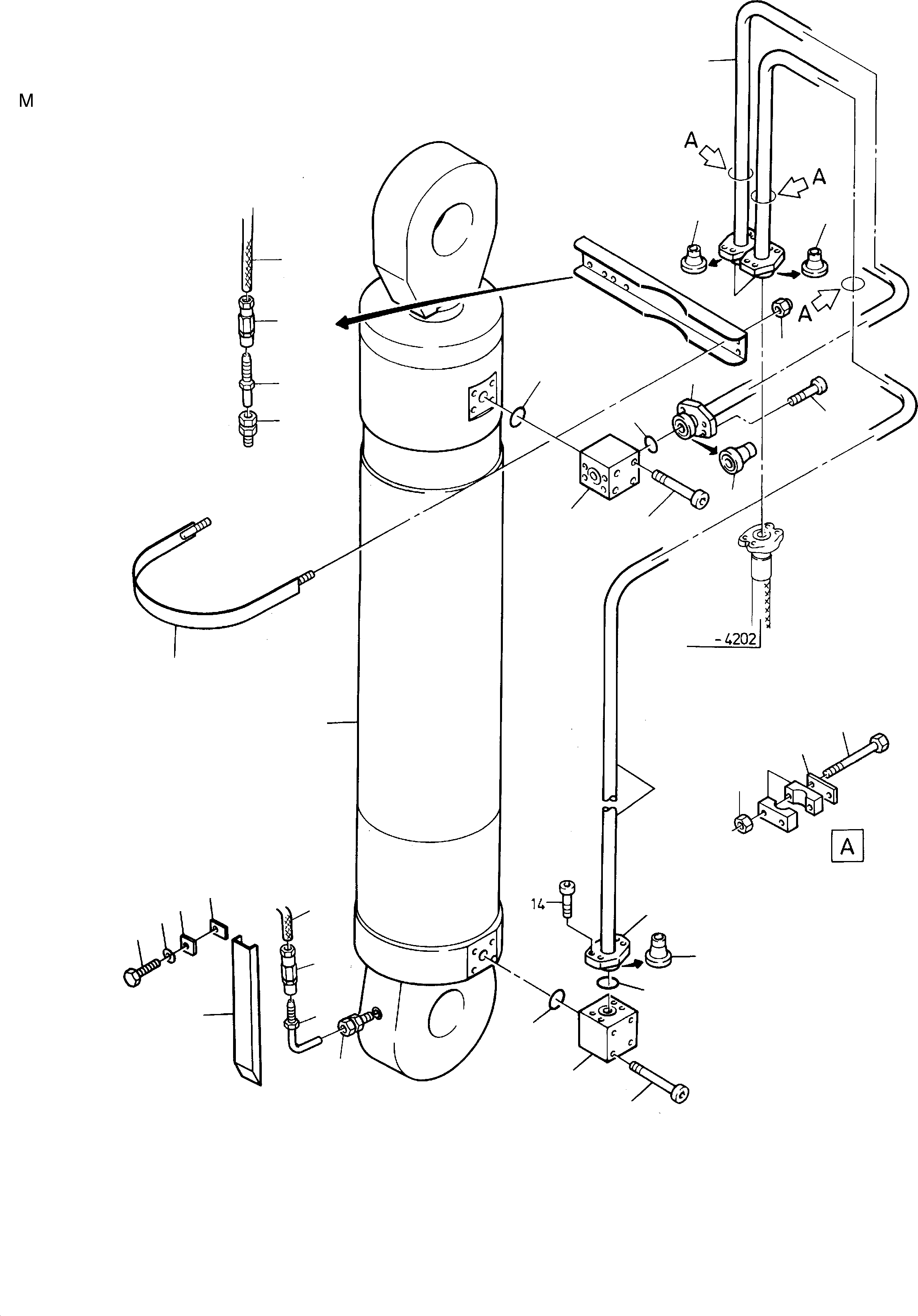 Piping assy. fig-nos: 04-23 630 352 40 KOMATSU