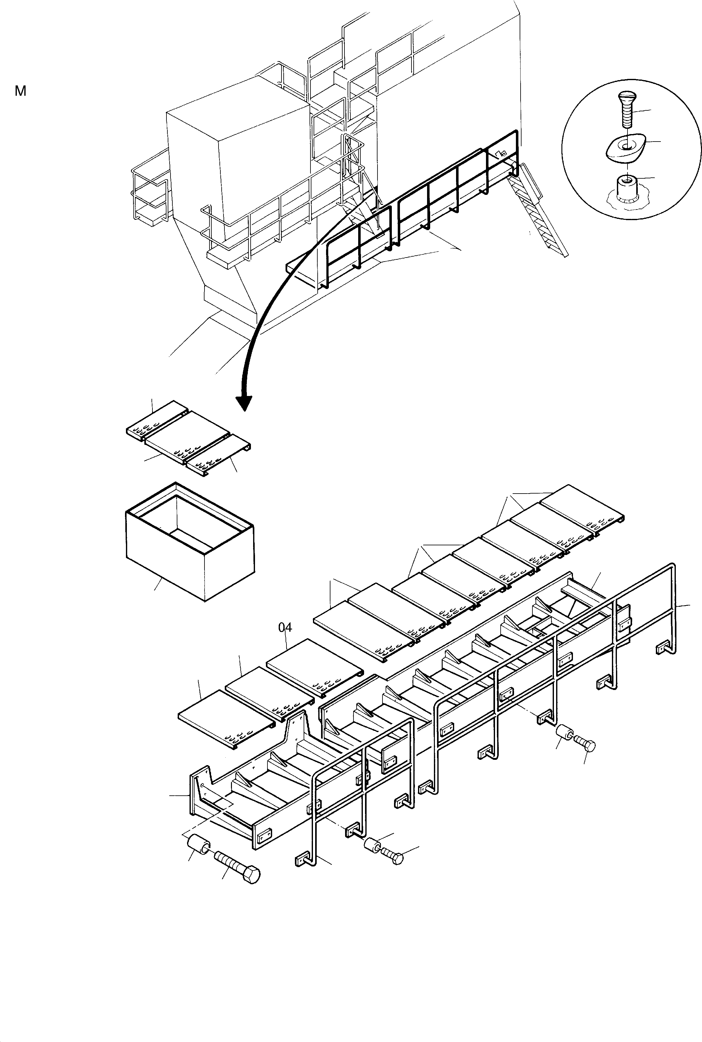 Направляющая 872 845 40 KOMATSU