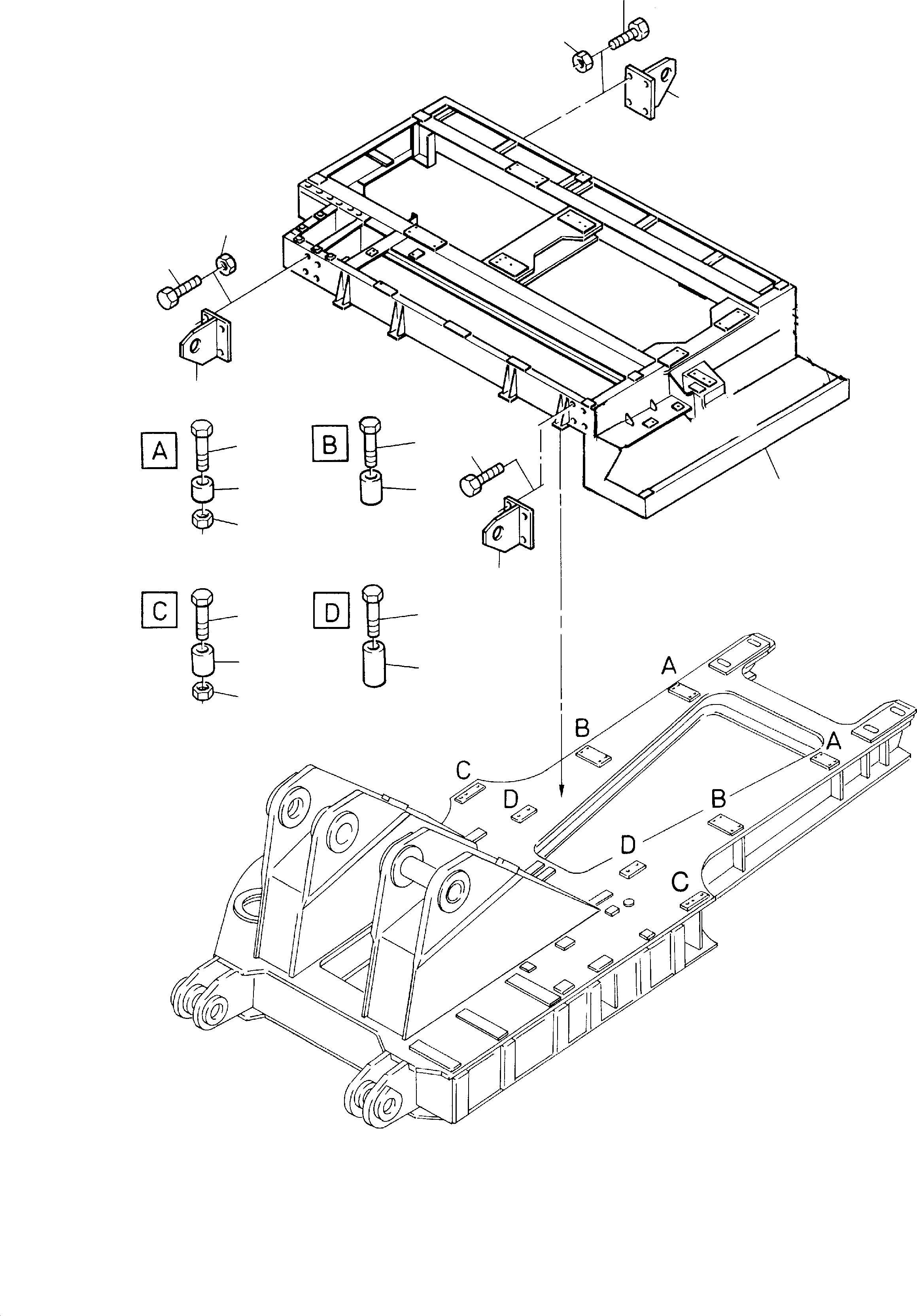 Болт 307 889 99 KOMATSU