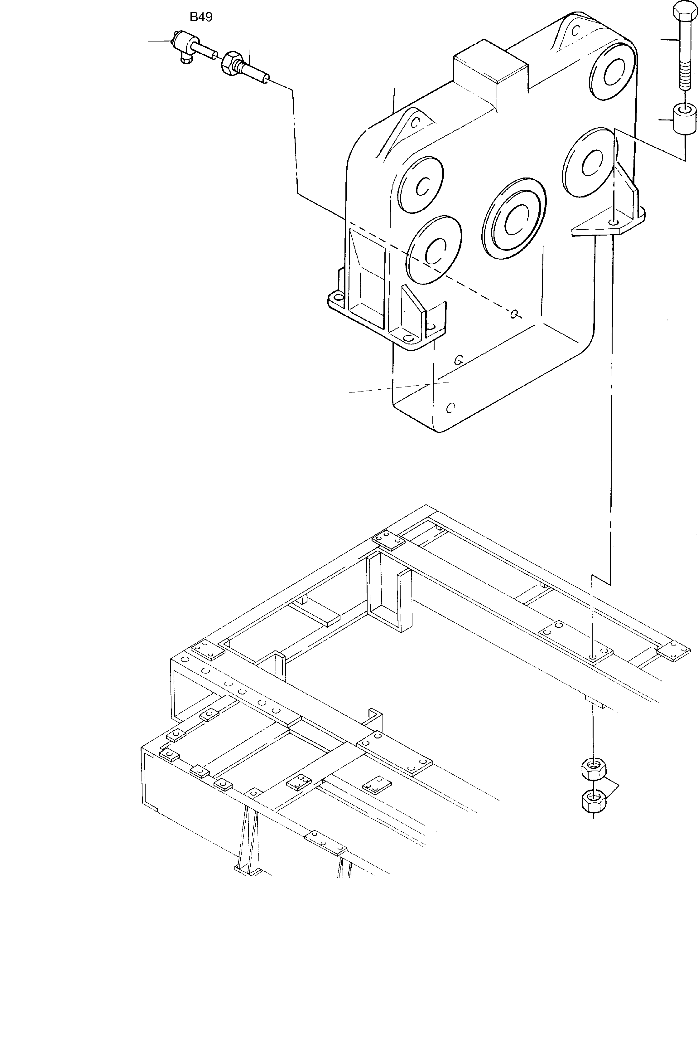 Oil drain valve 634 596 40 KOMATSU