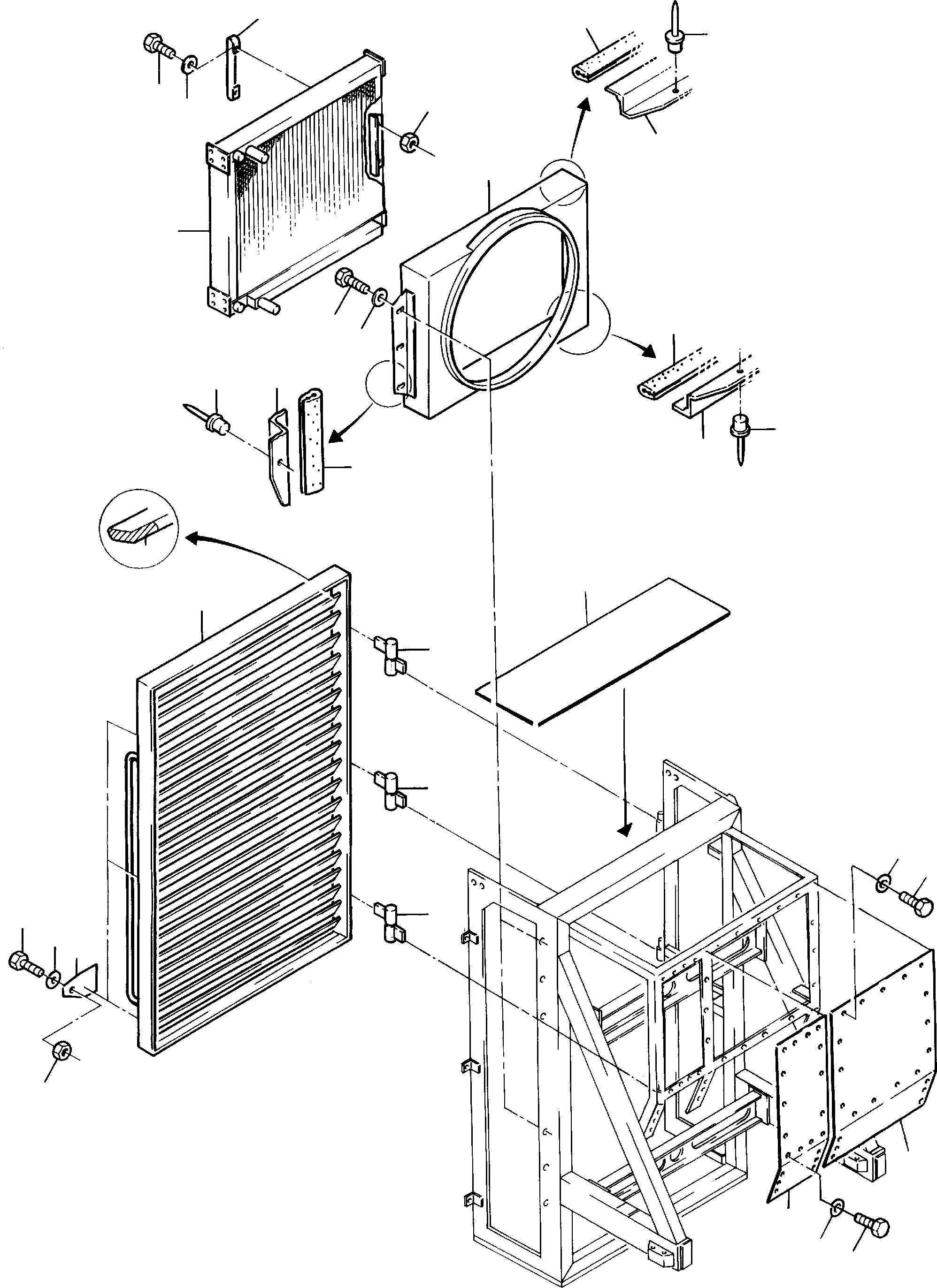 Profiled joint Bulk ware, state length required 635 233 40 KOMATSU