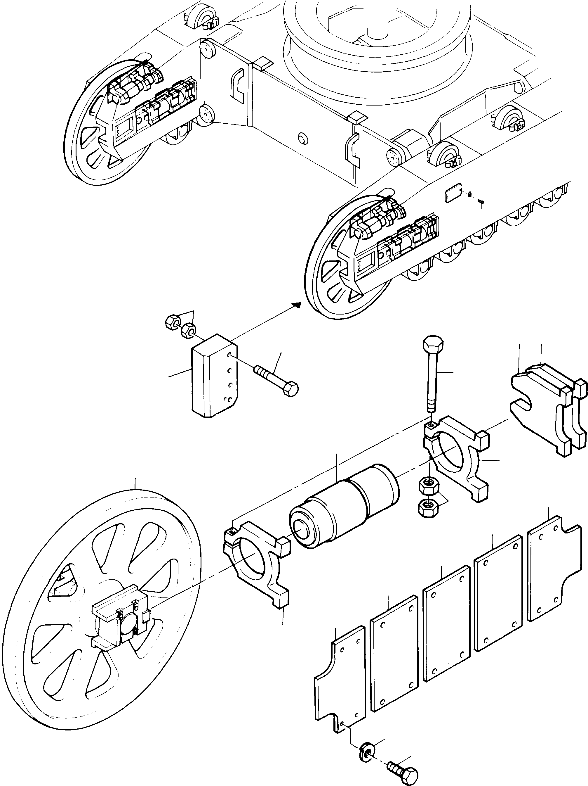 Bolt Cold weather design 507 081 98 KOMATSU