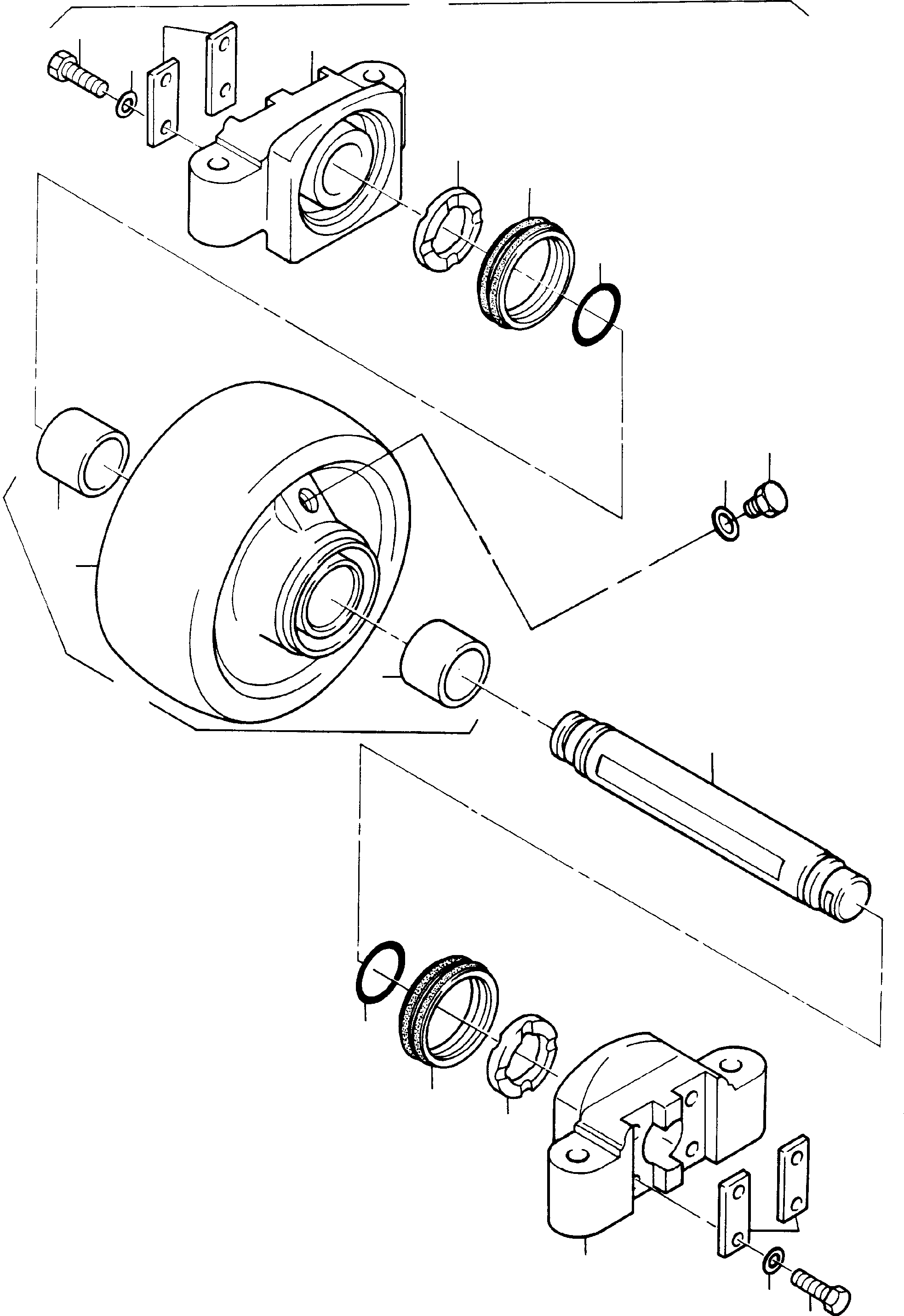 Axle 361 009 40 KOMATSU