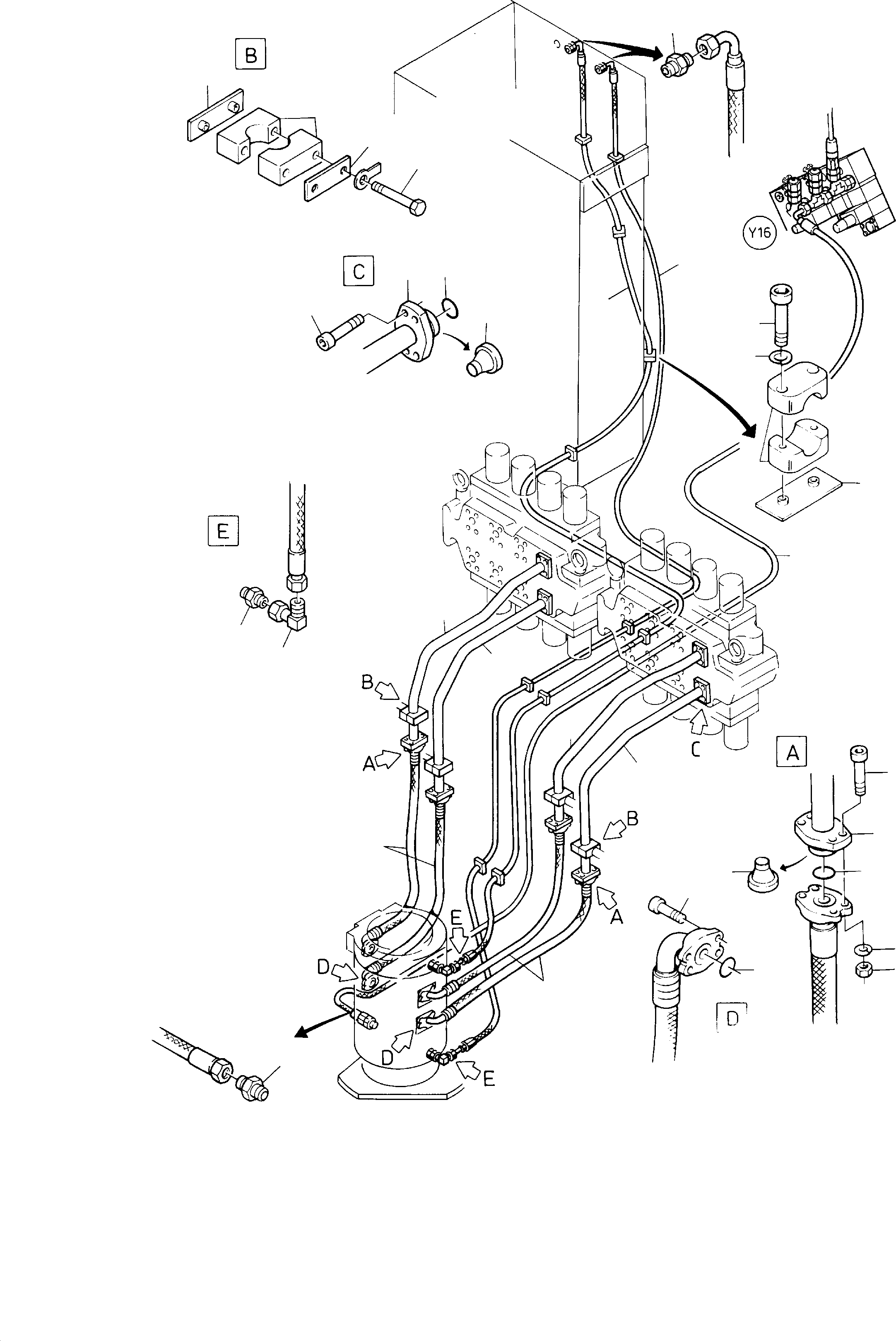 Pipe, assy. Ø 65 694 633 00 KOMATSU