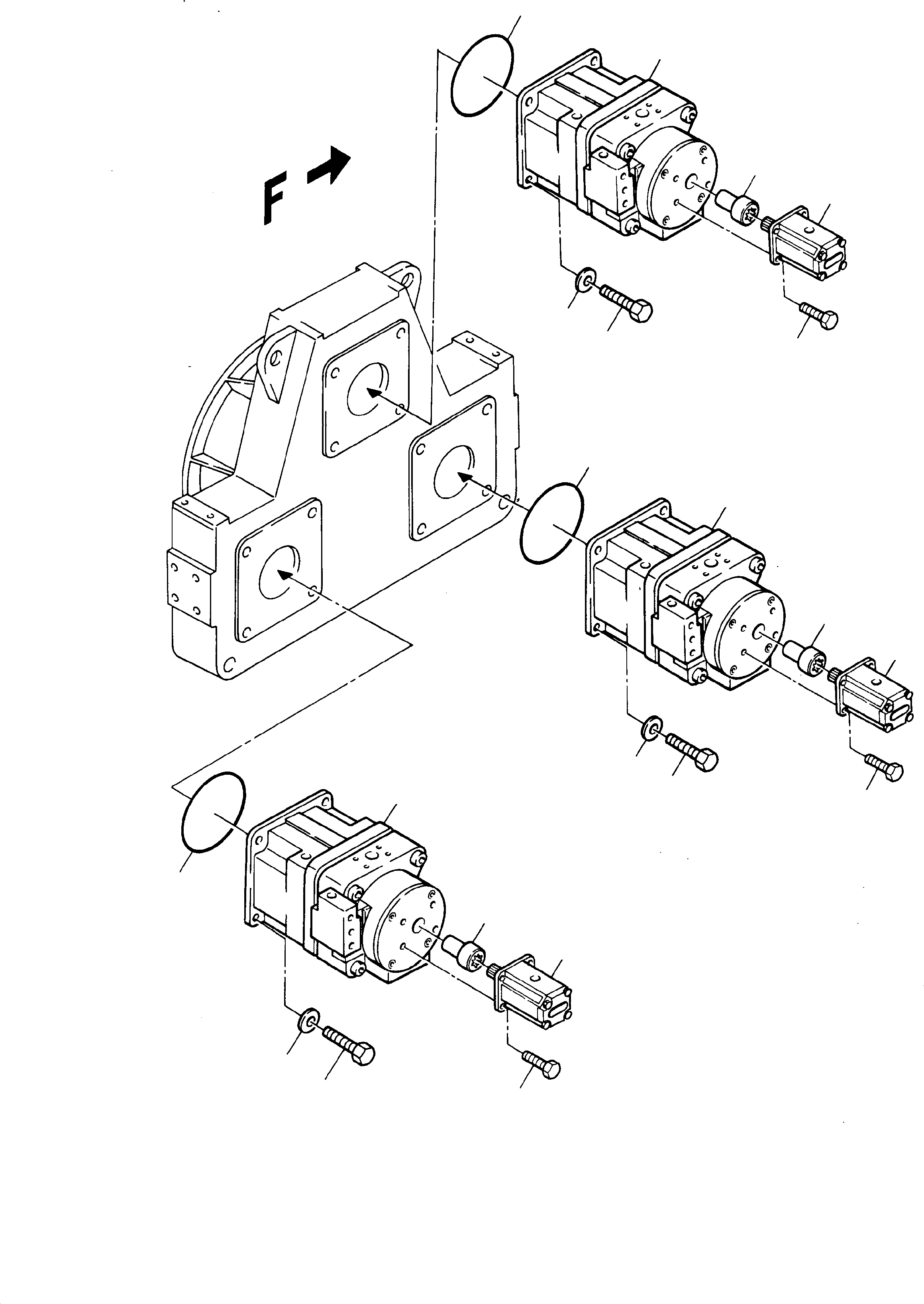 Transmission oil pump 490 676 40 KOMATSU