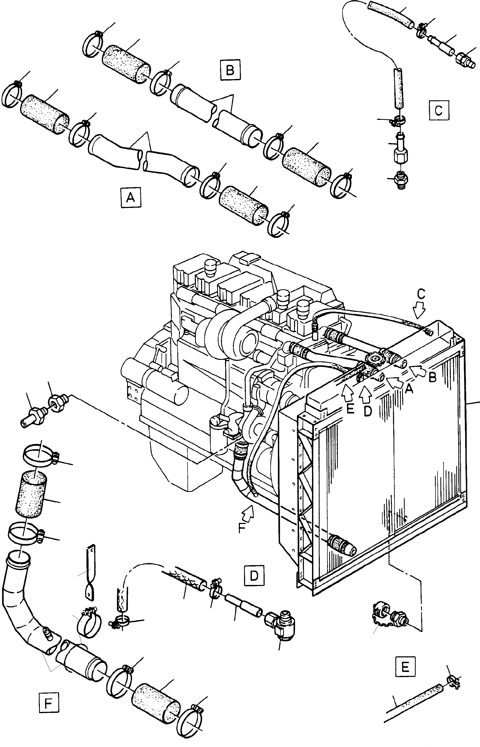 Хомут 005 864 98 KOMATSU