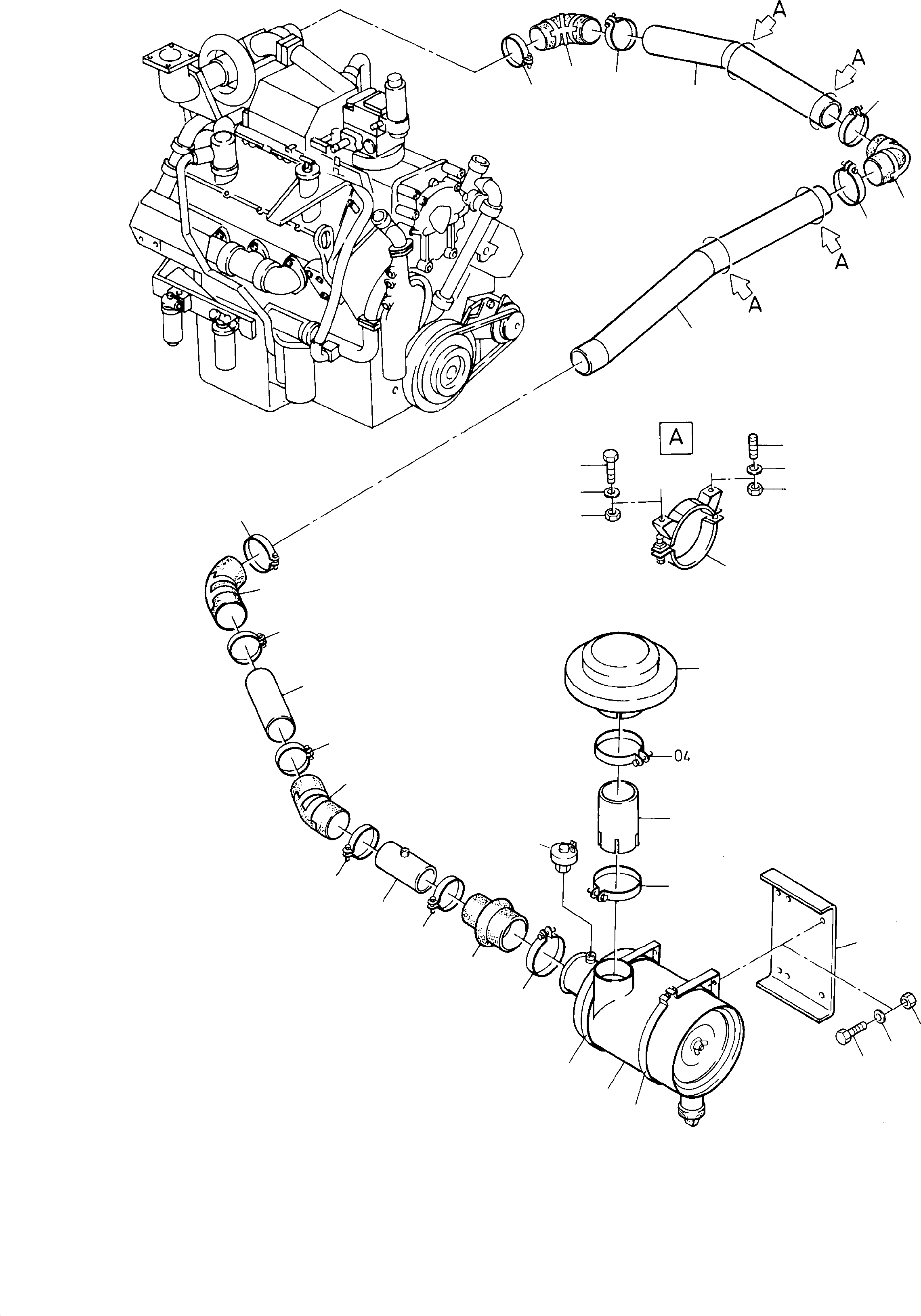 Clamp clip 005 813 98 KOMATSU