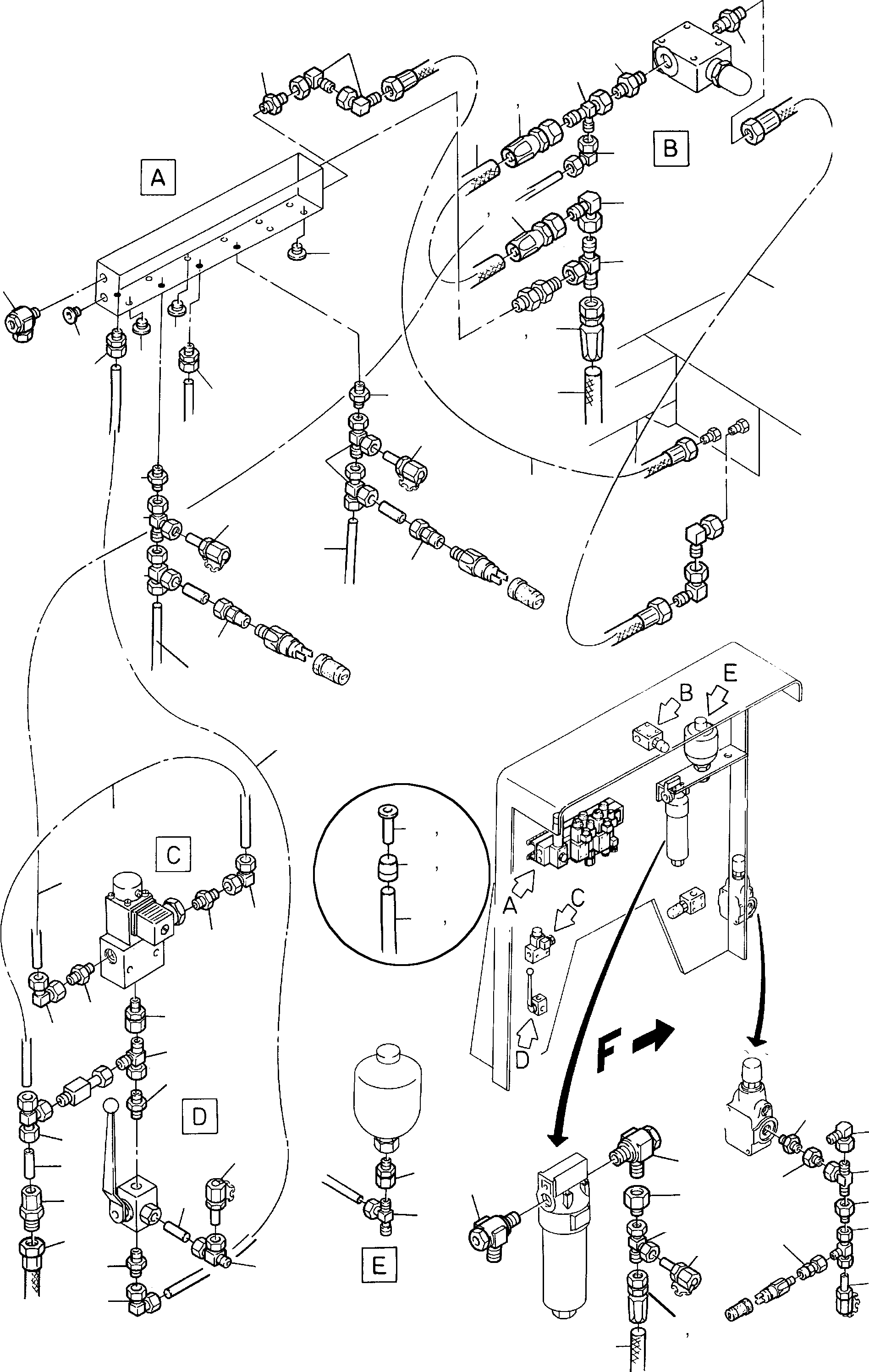 Plug-in sleeve 084 112 40 KOMATSU