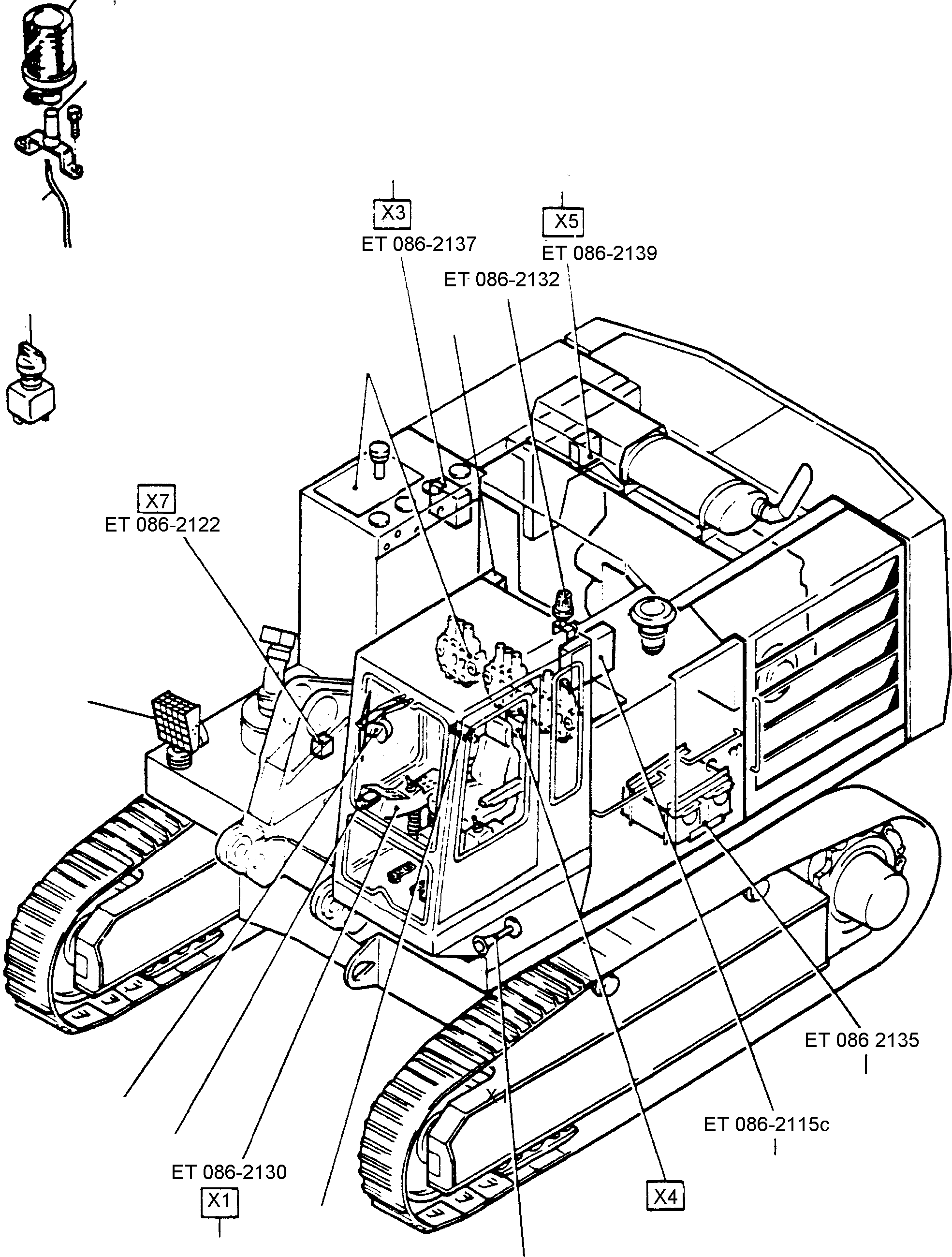 Omnidirectional ight 461 325 40 KOMATSU