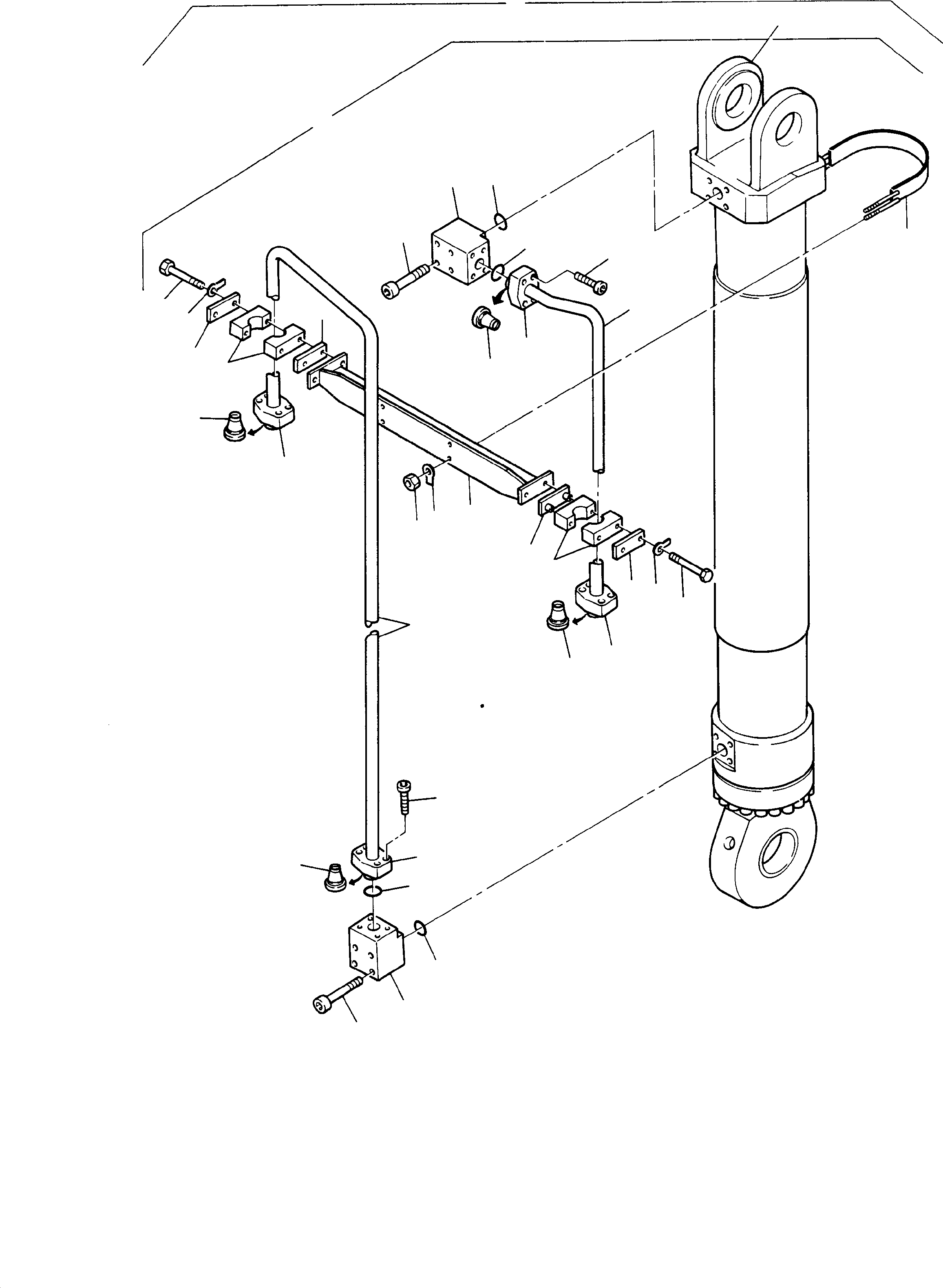 Pipe assy. Ø50 780 166 73 KOMATSU