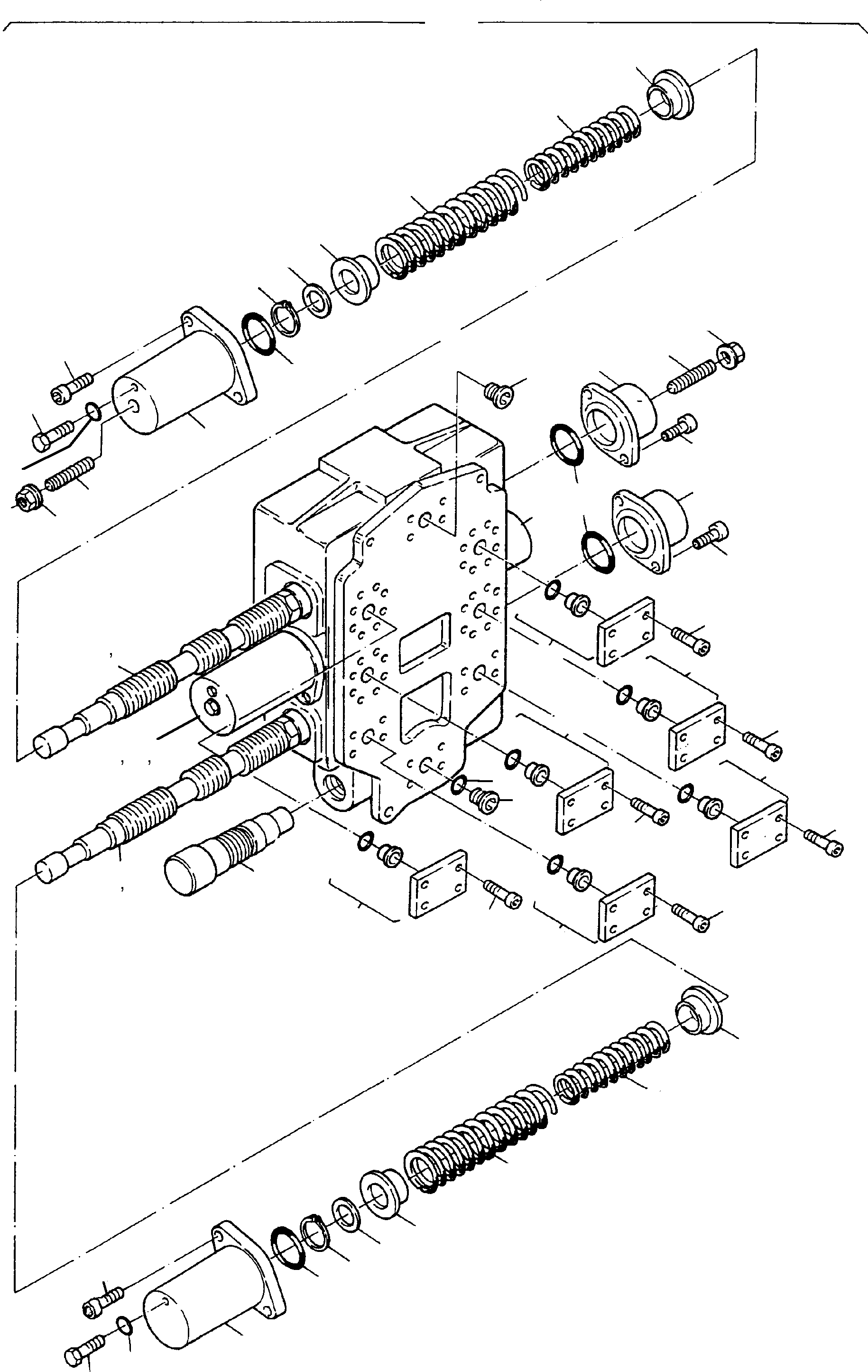 Control block assy. 592 241 40 KOMATSU