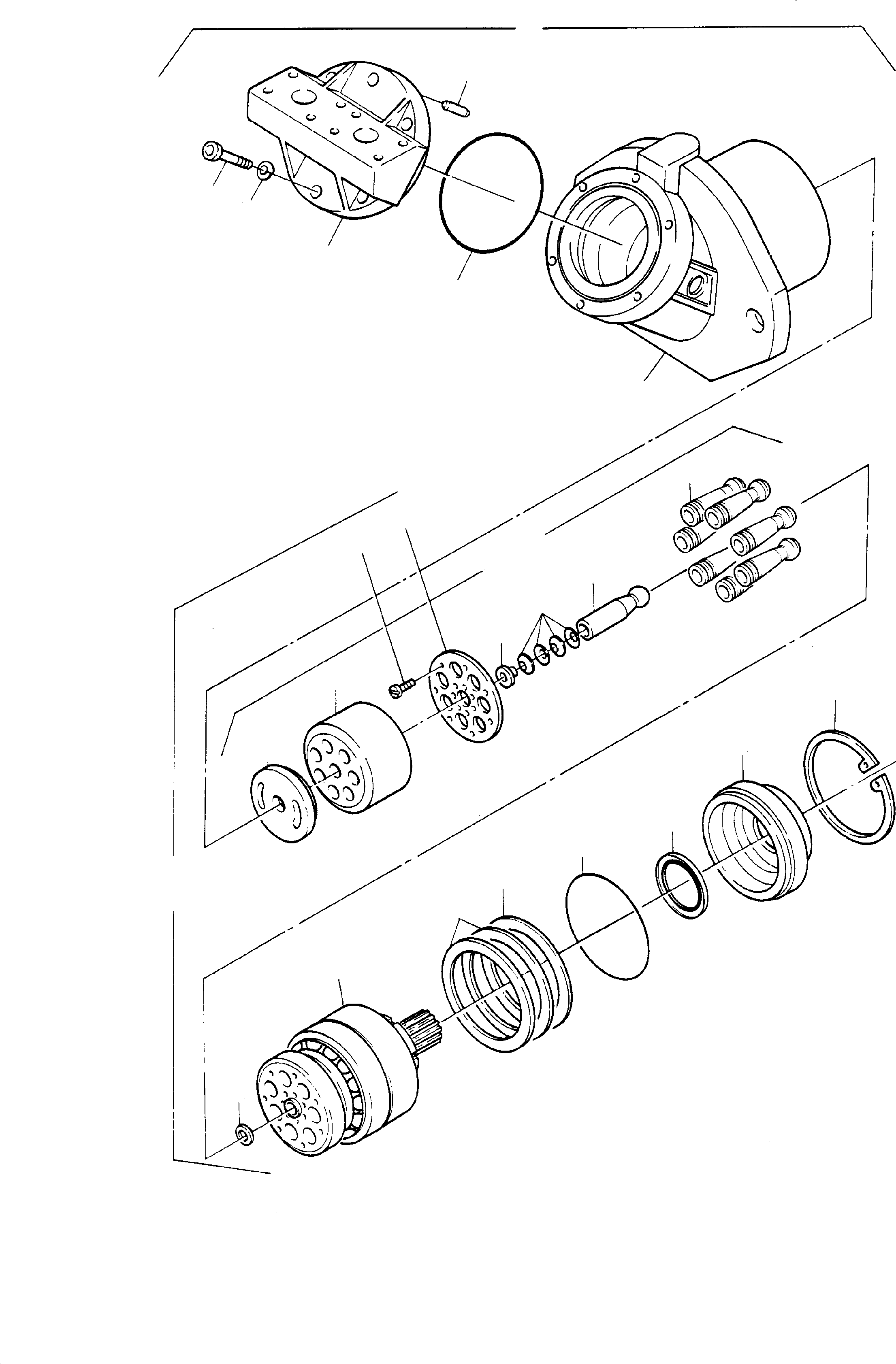 Hydr.-motor assy. 550 657 40 KOMATSU