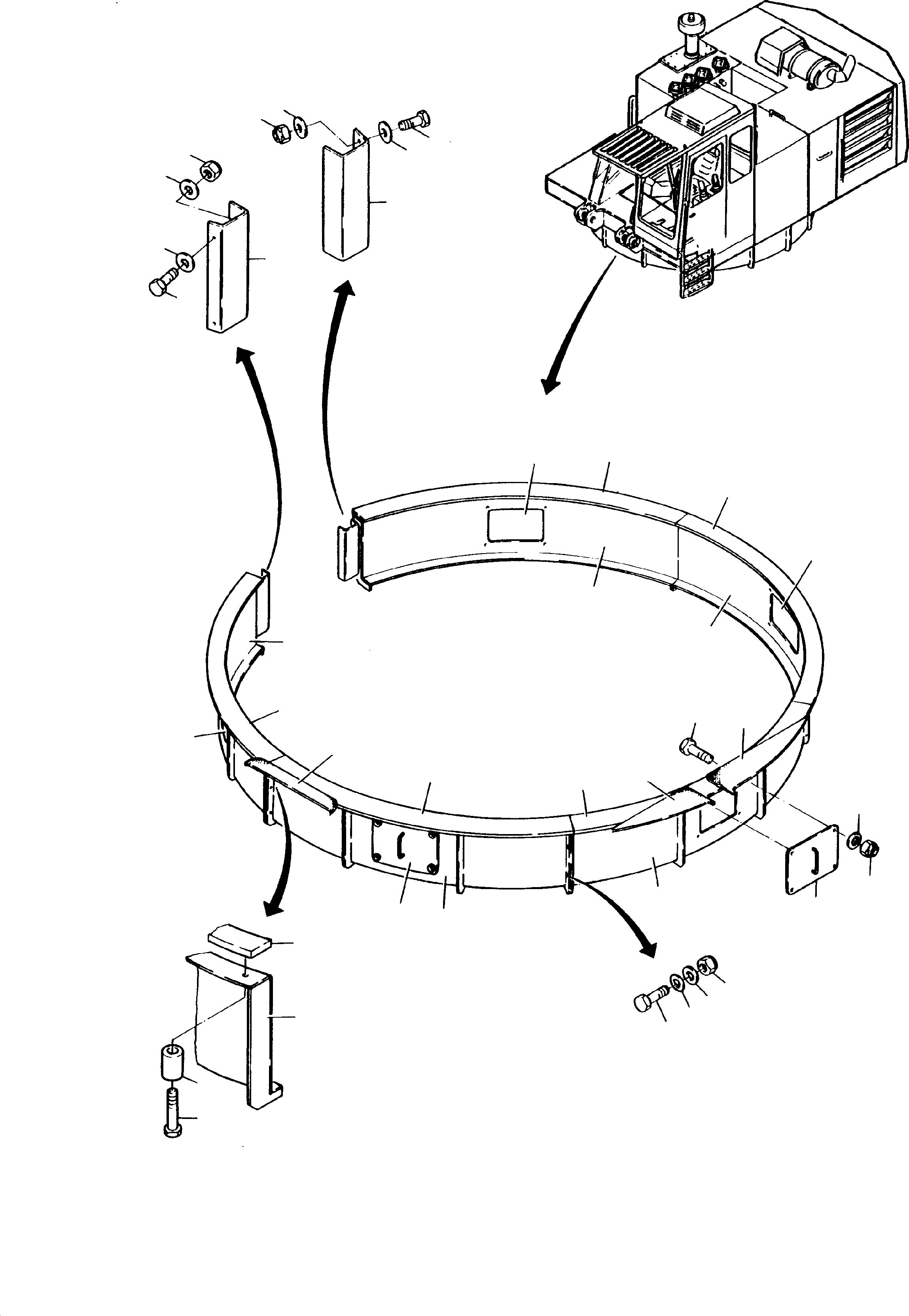 Sealing plate 574 686 40 KOMATSU