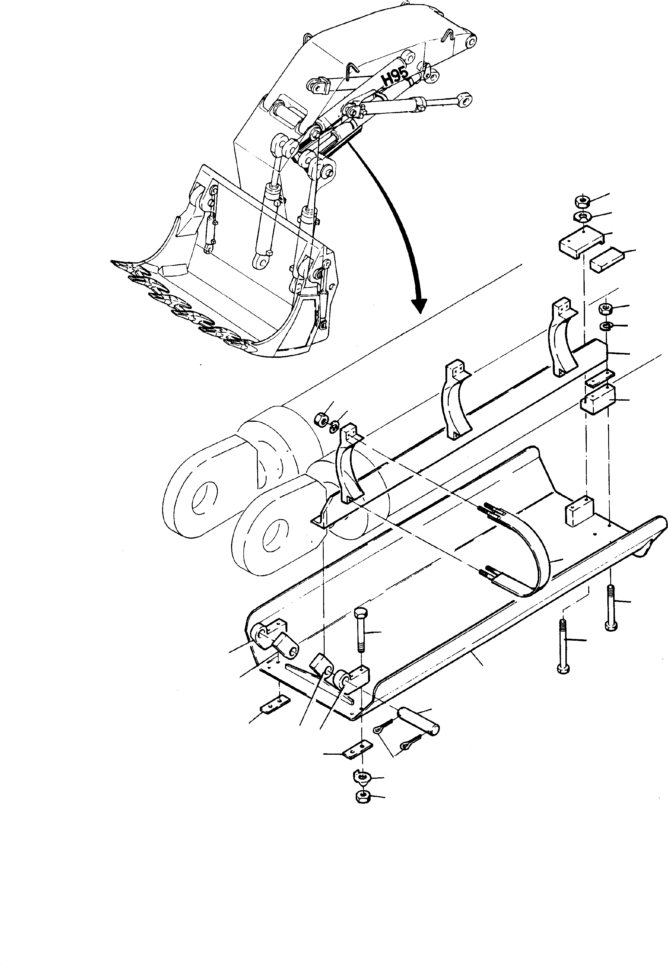 Sliding block 488 435 40 KOMATSU