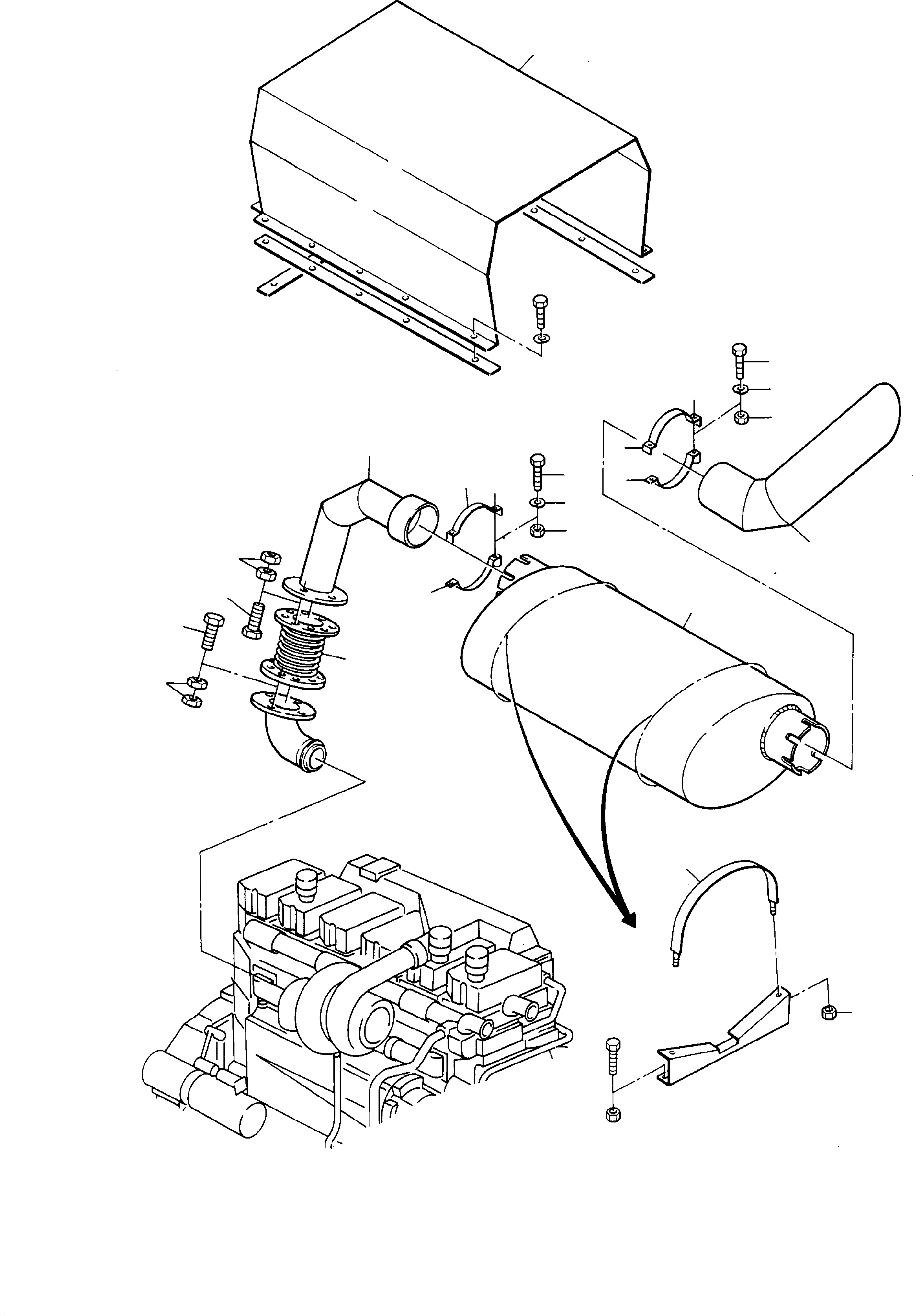 Угольник 258 953 40 KOMATSU