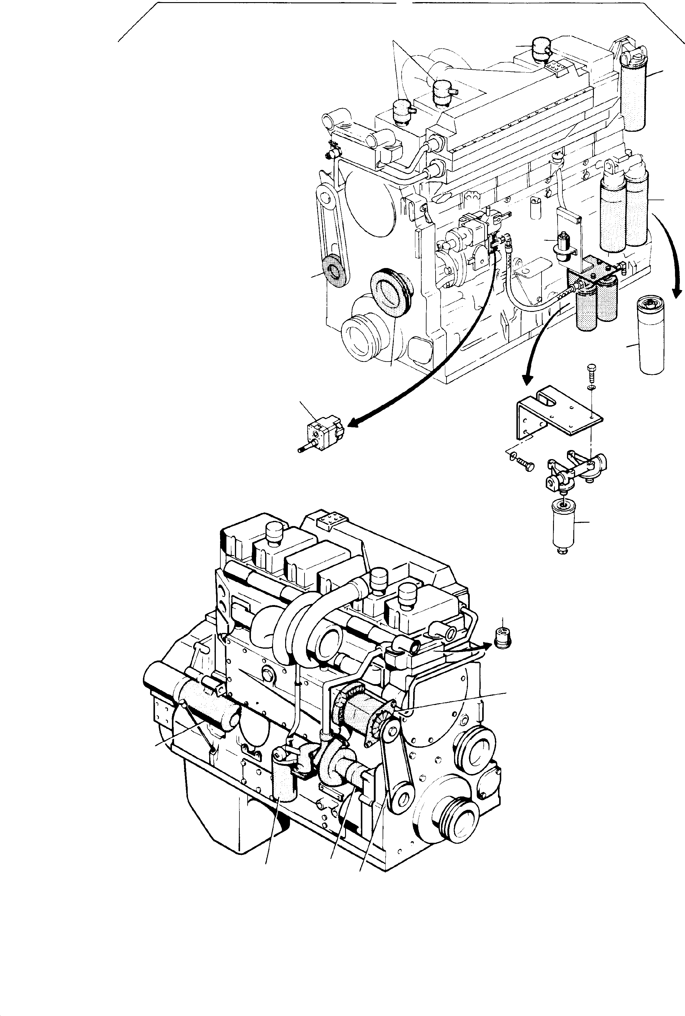 Gear pump for fuel pump 692 858 KOMATSU