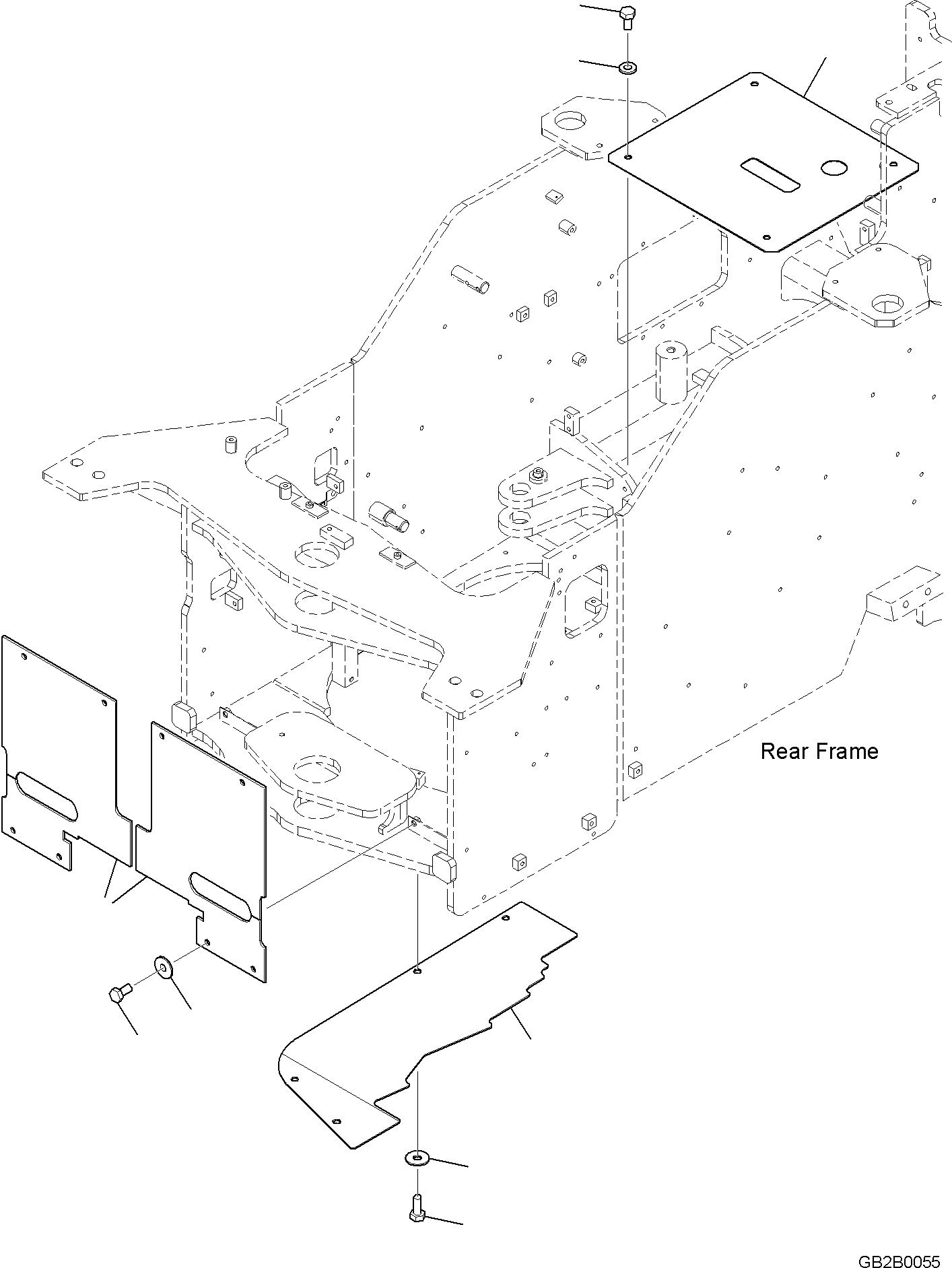 Резиновый элемент 42W-54-56281 KOMATSU