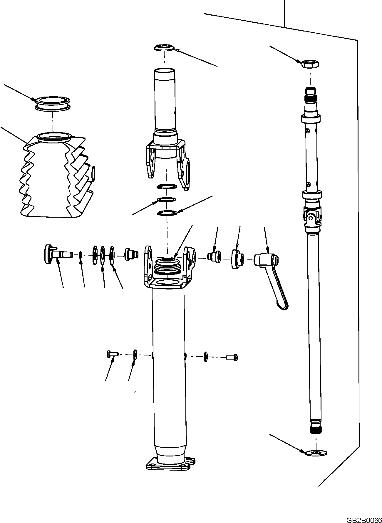 STEERING COLUMN 42T-40-22150 KOMATSU