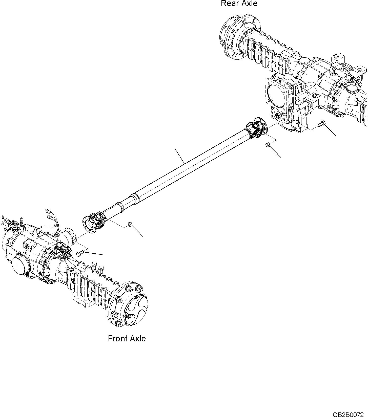 Карданный вал 42W-20-51110 KOMATSU