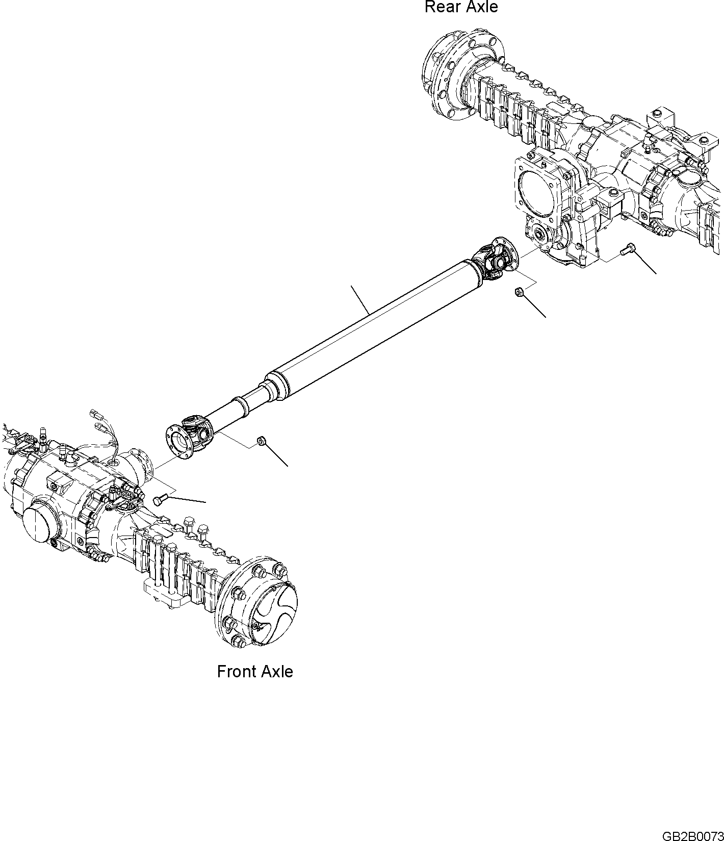 Карданный вал 42W-20-51120 KOMATSU